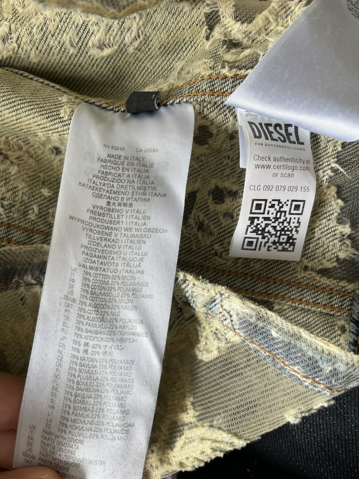 Diesel Diesel Denim Vest Size XS / US 0-2 / IT 36-38 - 8 Thumbnail