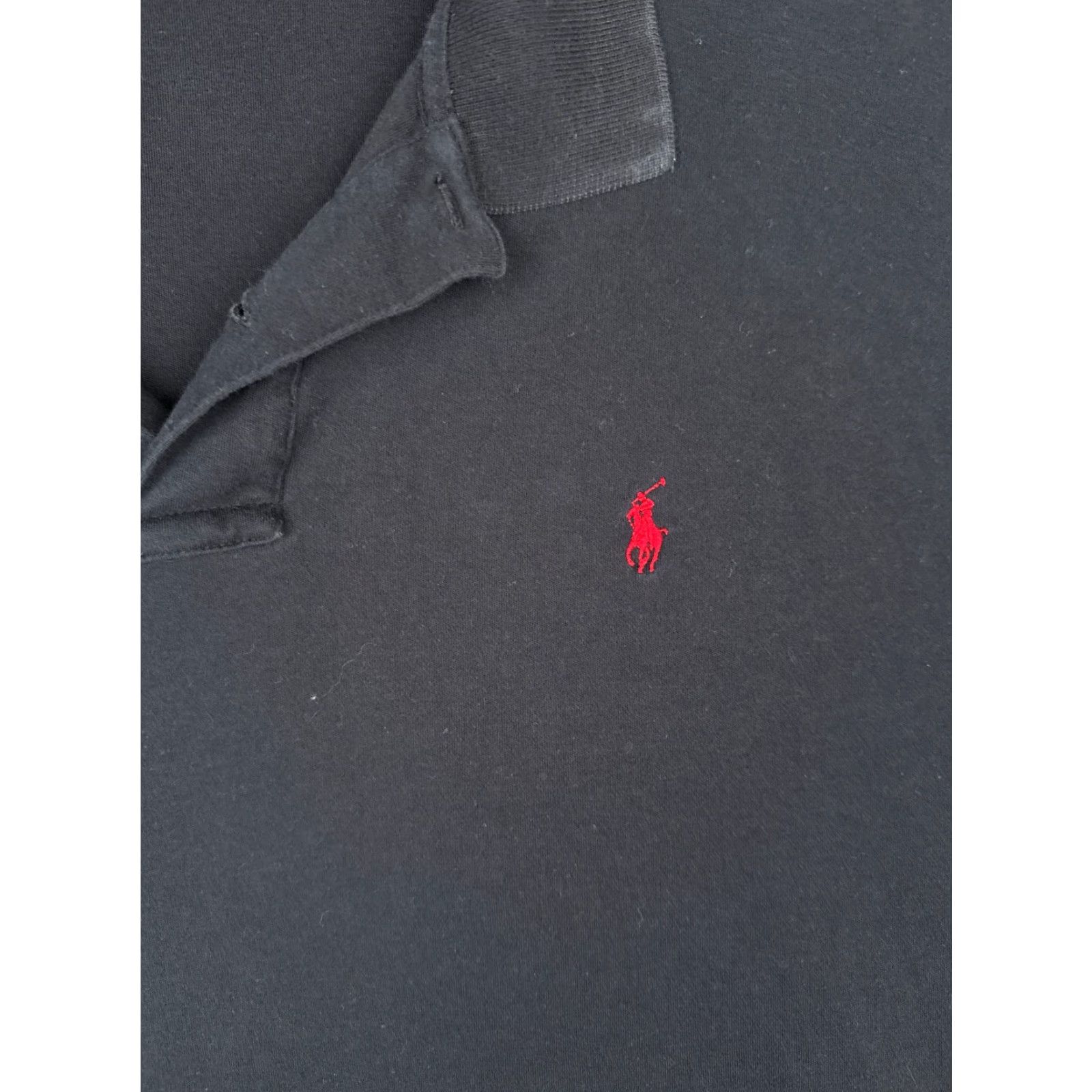 Polo Ralph Lauren VINTAGE Polo Ralph Lauren Polo Shirt Men 2XL Black 100% Cotton Polo Shirt Embroidered Logo Classic Fit Short Sleeve Shirts Mens Size US XXL / EU 58 / 5 - 6 Thumbnail