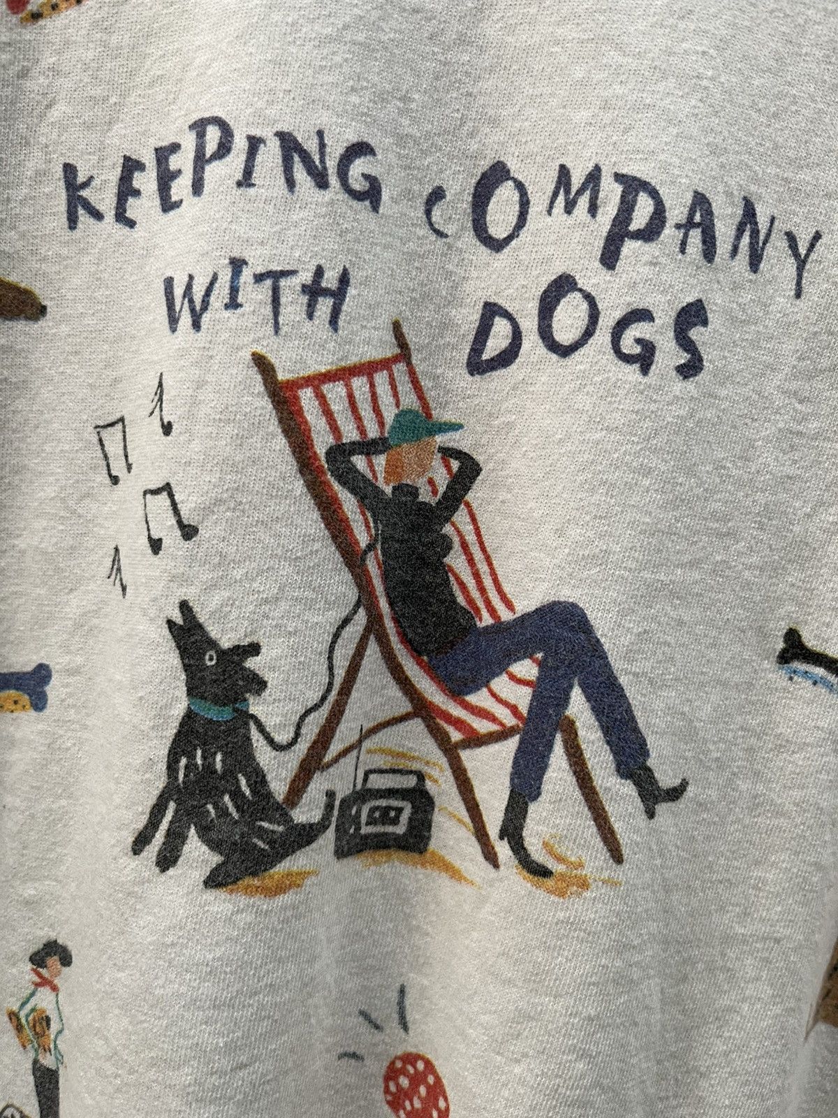 Vintage Vintage Rel E Vant Products 90’s Keeping Company With Dogs Size US XL / EU 56 / 4 - 4 Thumbnail
