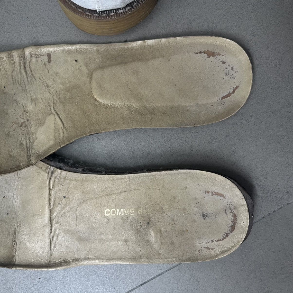 Comme des Garcons COMME des GARCONS Number Print Leather Square Toe Shoes Size US 6.5 / EU 39-40 - 4 Thumbnail