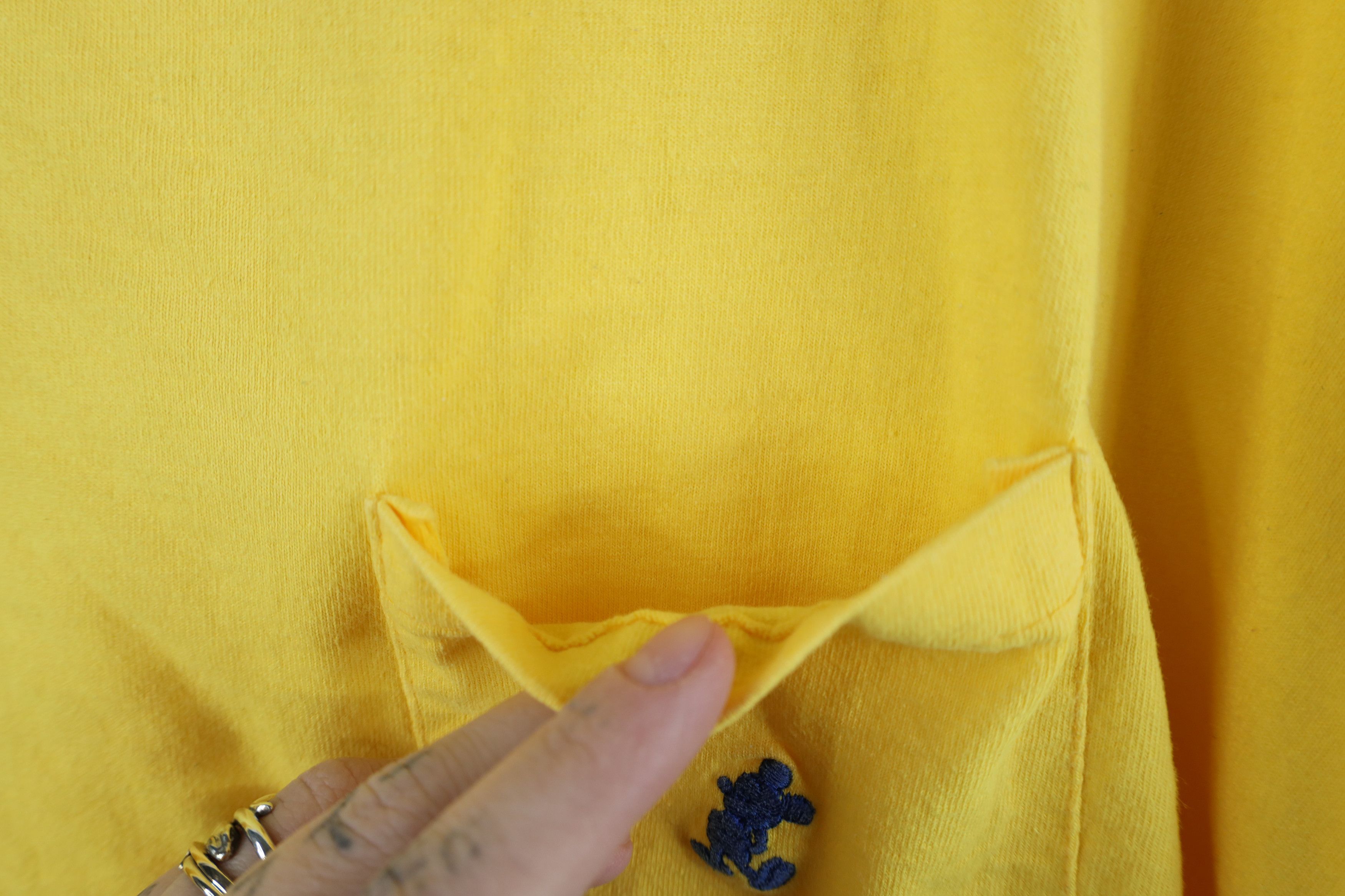 Disney Vintage 90s Walt Disney World Mickey Mouse Pocket T-Shirt Size US XL / EU 56 / 4 - 5 Thumbnail