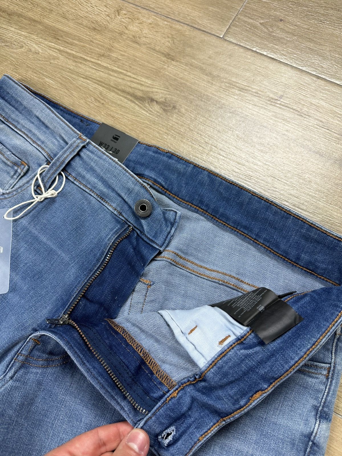 G-Star NEW🏷️ G-Star Raw 3301 Deconstructed Skinny Denim Jeans Size US 33 - 5 Thumbnail