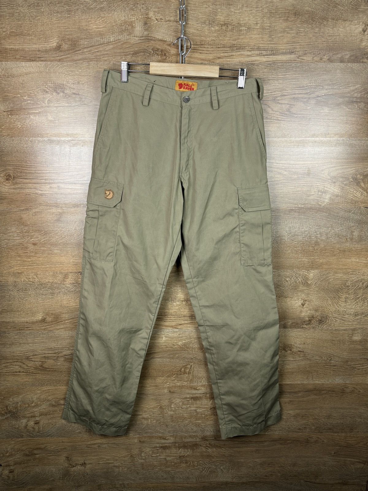Fjallraven Mens Vintage FjallRaven g1000 cargo pants waxed Size US 30 / EU 46 - 1 Thumbnail