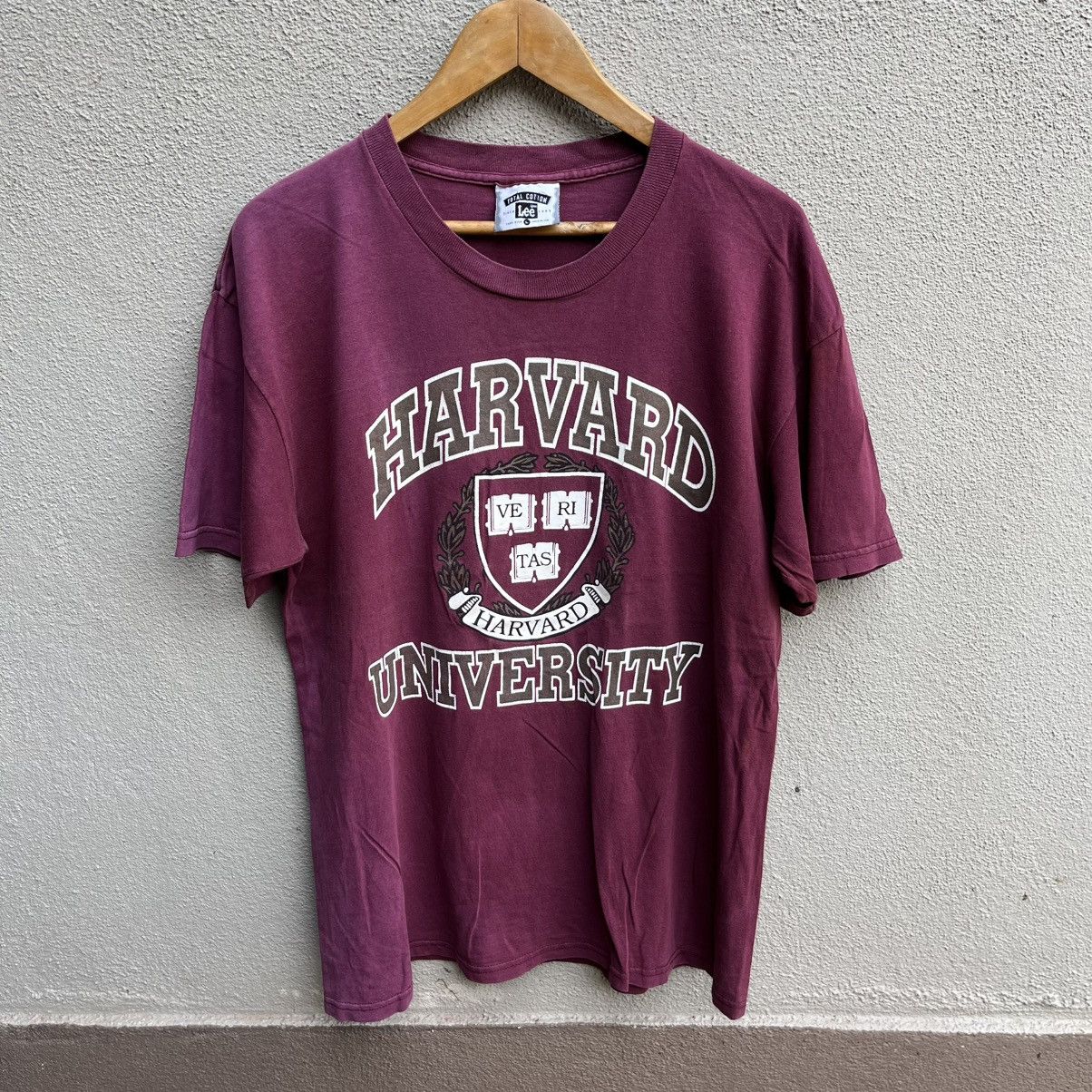 Vintage Vintage 90s HARVARD UNIVERSITY tee Size US L / EU 52-54 / 3 - 1 Thumbnail