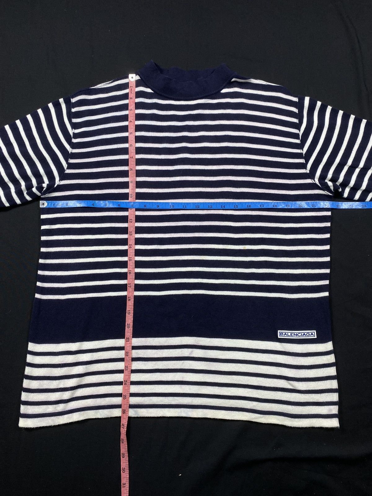 Balenciaga BALENCIAGA STRIP LONG SLEEVE SHIRT Size US M / EU 48-50 / 2 - 7 Thumbnail