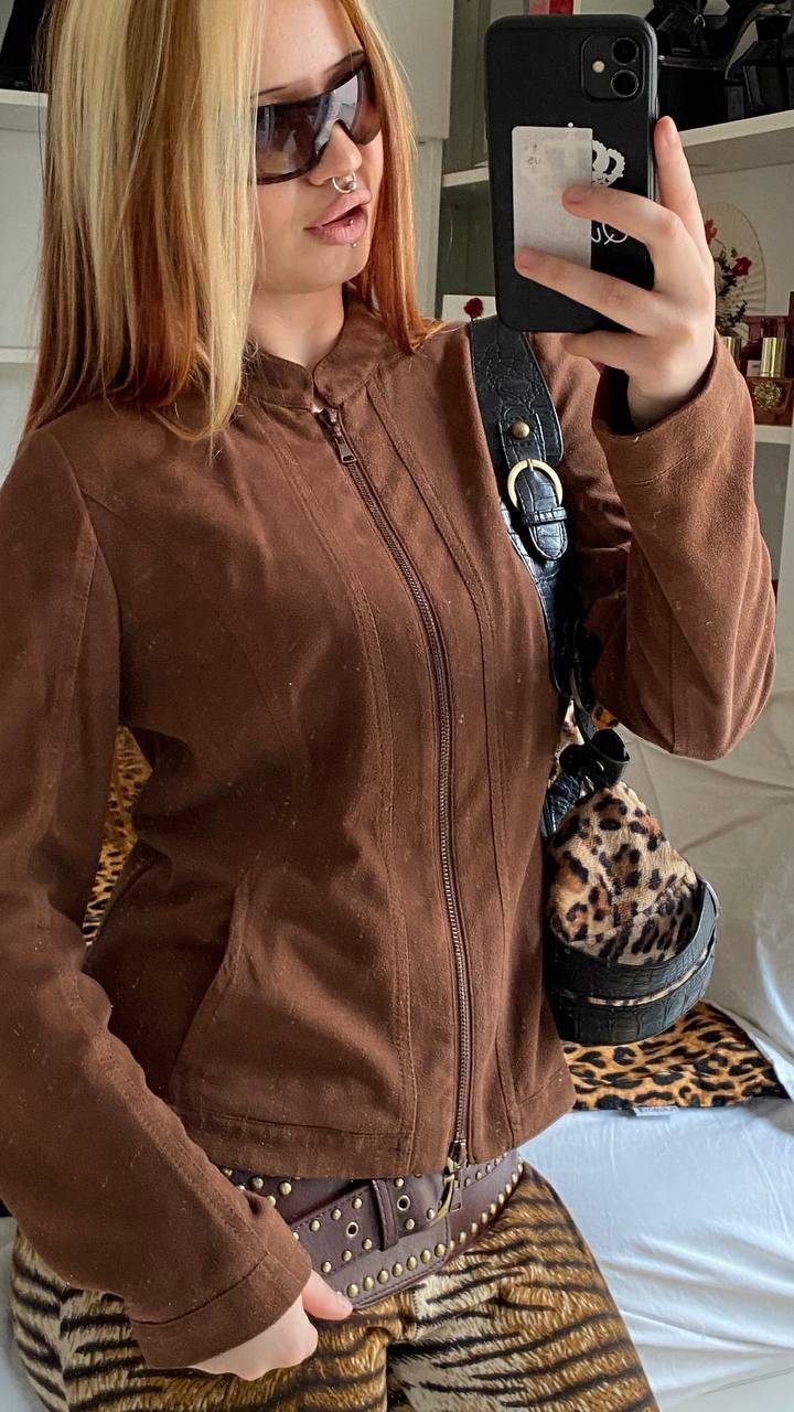Vintage Vintage brown jacket Size S / US 4 / IT 40 - 3 Thumbnail