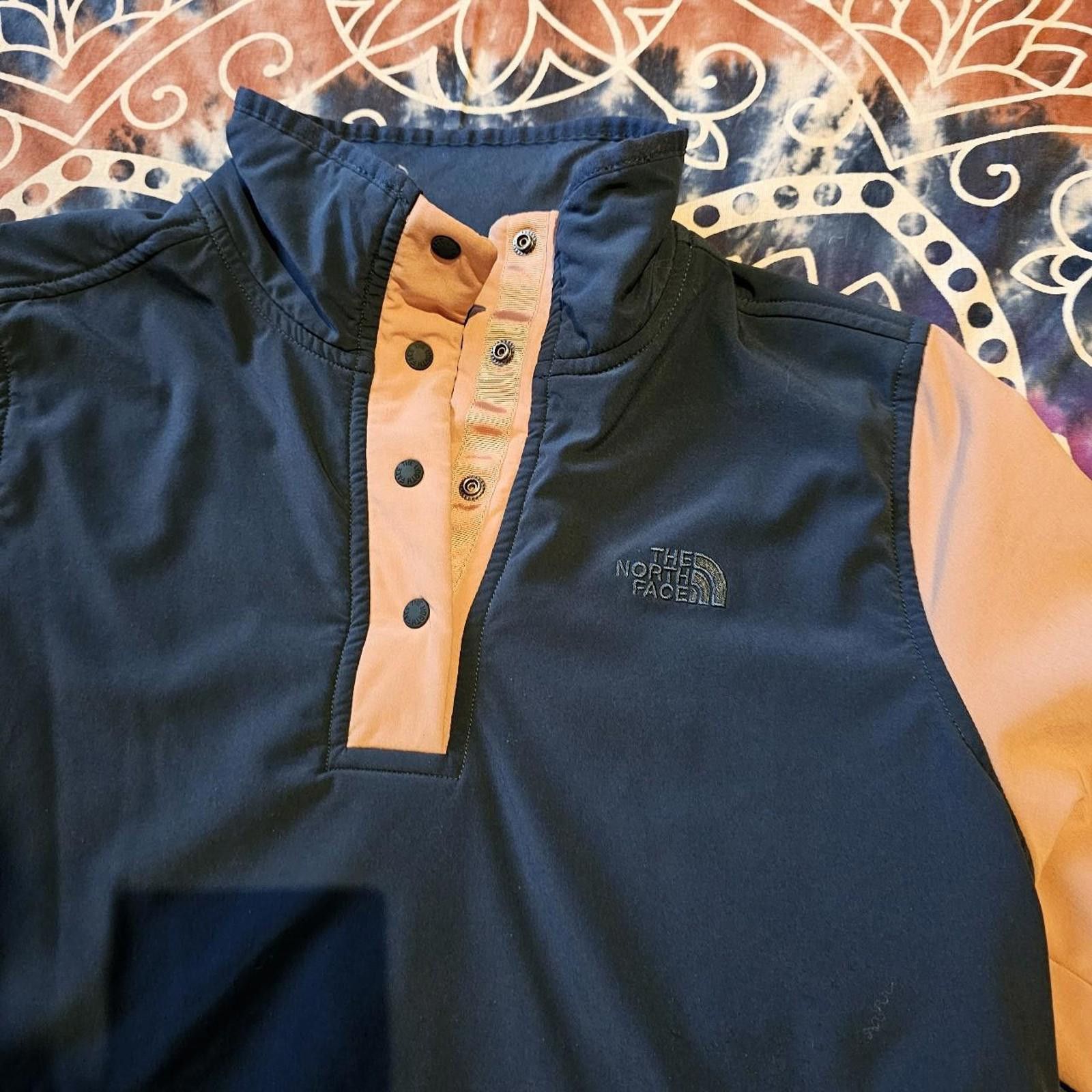 The North Face The North Face Women's Pink and Navy Pullover Size L / US 10 / IT 46 - 3 Thumbnail