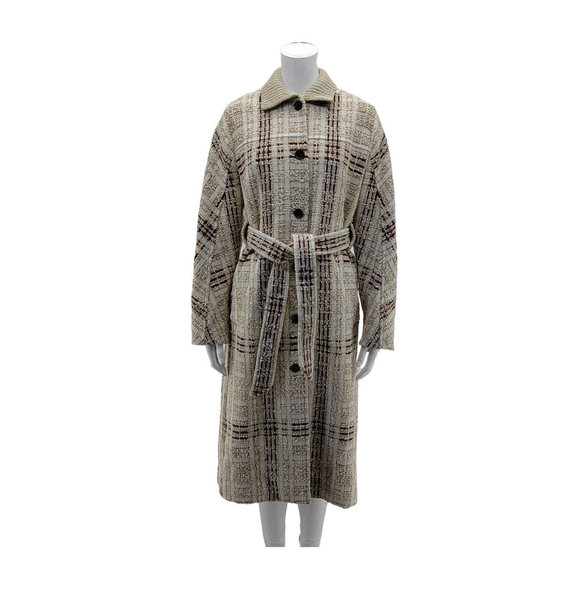 Loro Piana Loro Piana Checkered Wool Coat Size 40 Size S / US 4 / IT 40 - 1 Thumbnail