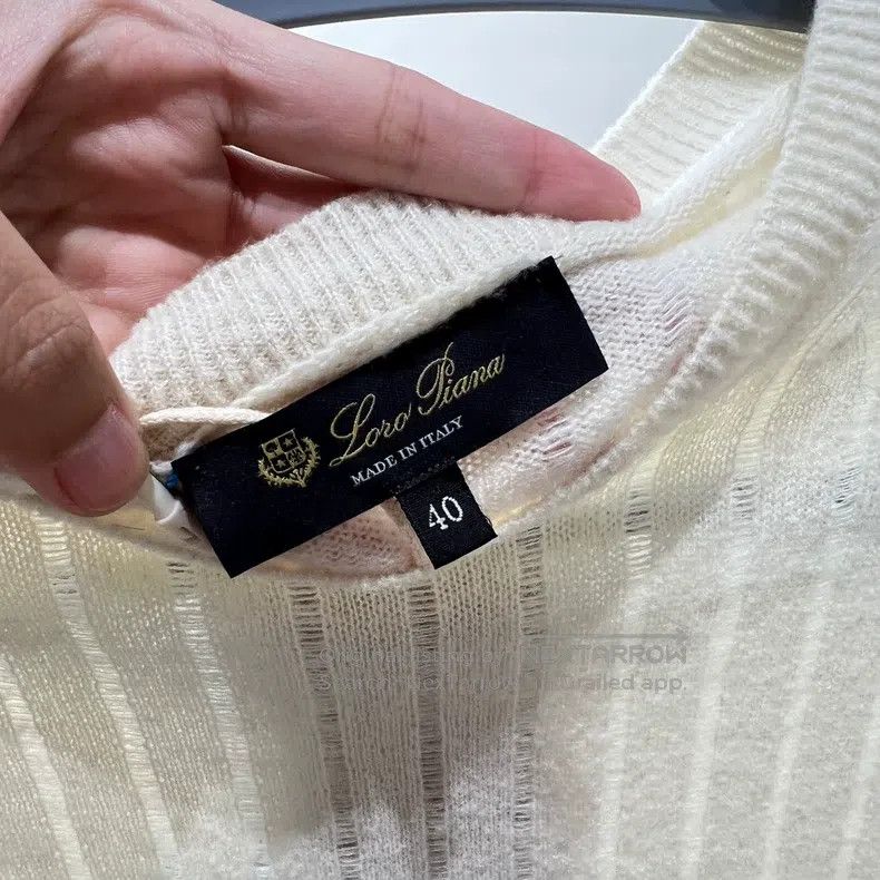 Loro Piana Loro Piana Cashmere Beige Stripe Size XS / US 0-2 / IT 36-38 - 3 Thumbnail