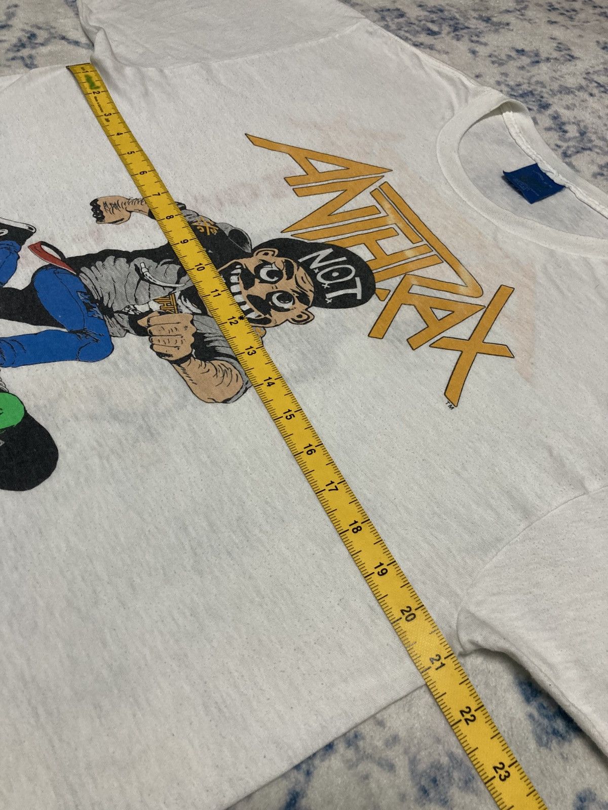 Band Tees Vintage 80’s Anthrax Size US L / EU 52-54 / 3 - 16 Thumbnail