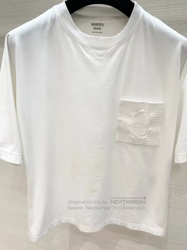 Hermes Hermes Round neck short-sleeve T-shirt Size XXS / US 00 / IT 34 - 2 Thumbnail