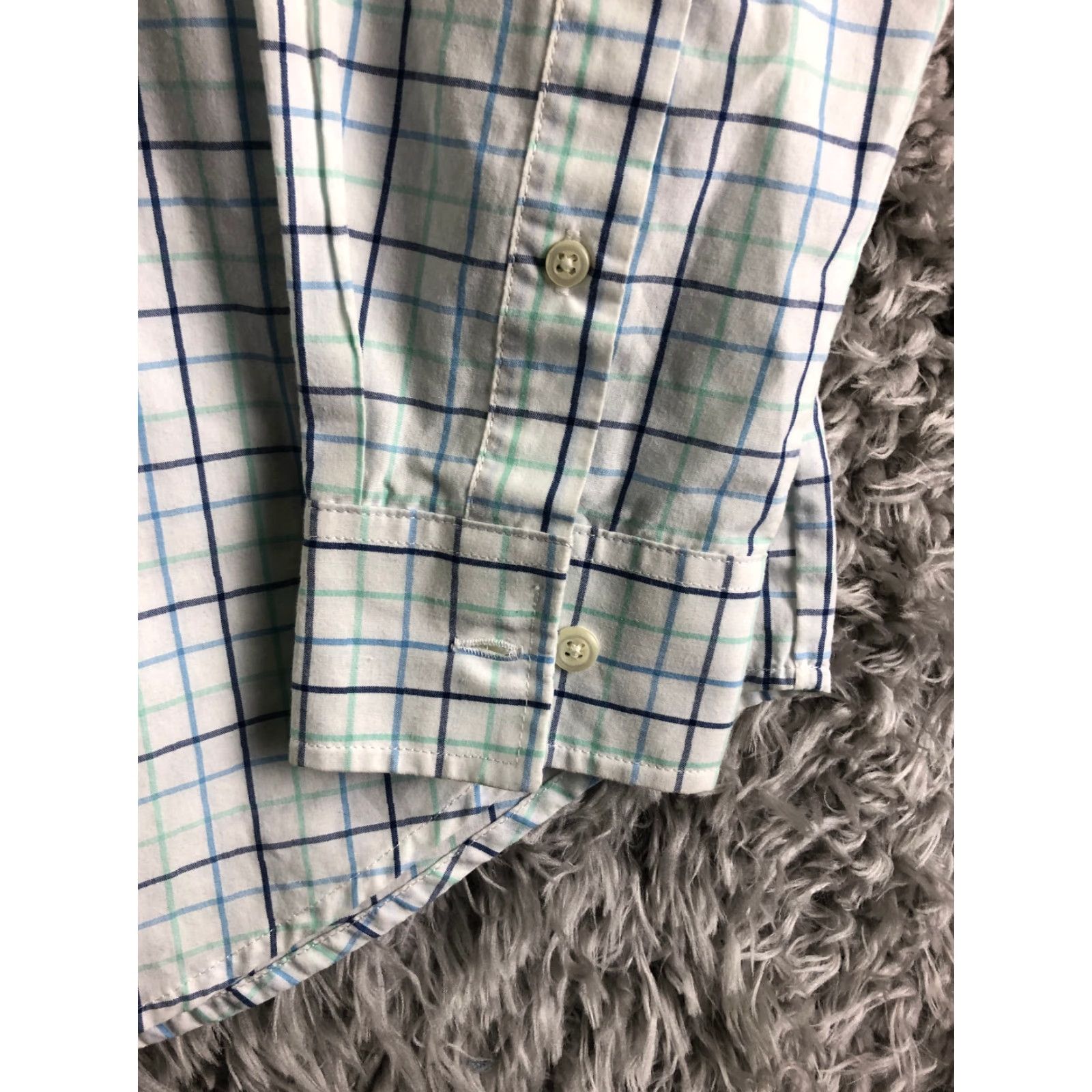 Croft & Barrow Croft & Barrow Mens Size S White Striped Long Sleeve Button Down Collar Shirt Size US S / EU 44-46 / 1 - 3 Thumbnail