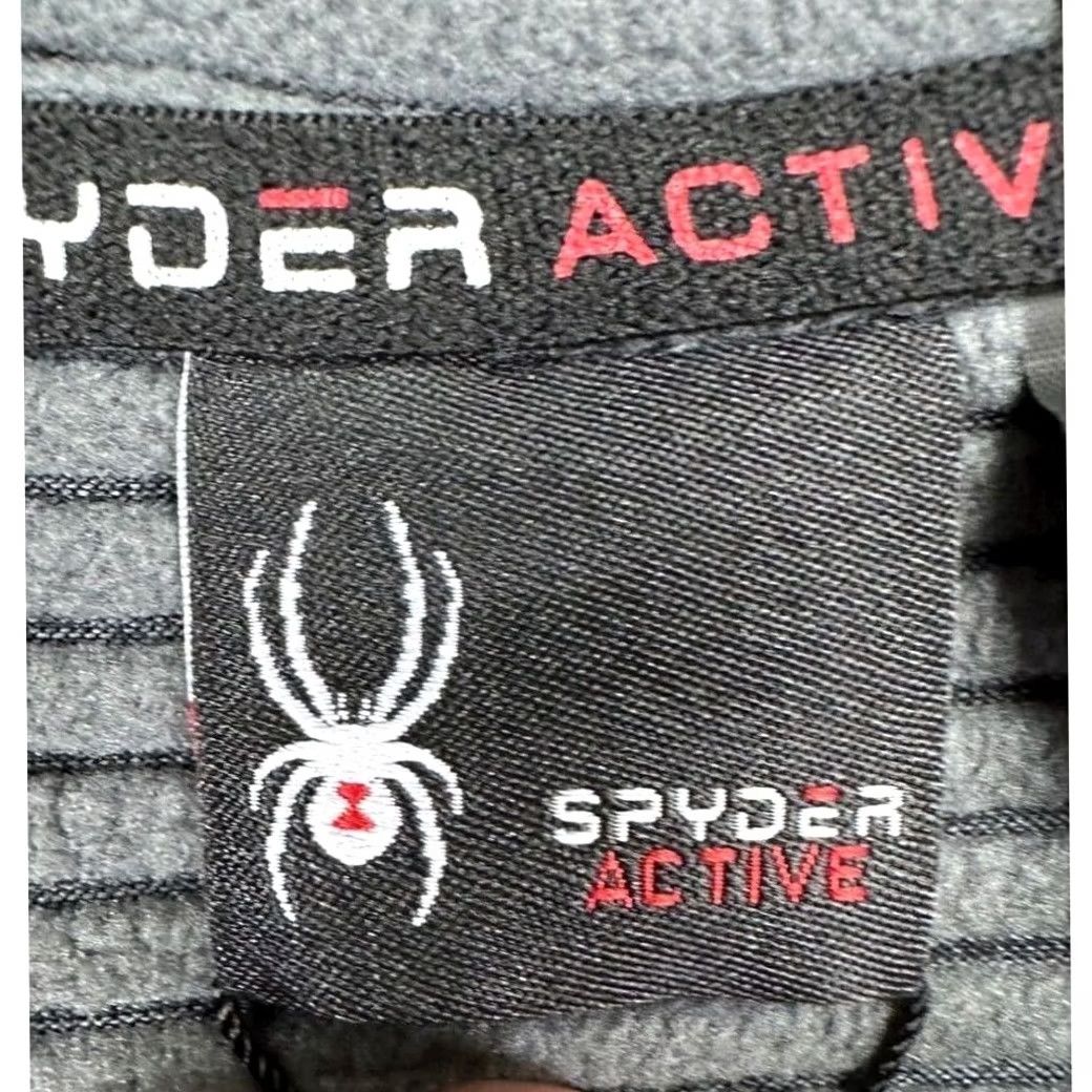 Spyder Spyder Active Hoodie Mens Medium Gray Stretch Athletic Long Sleeve Shirt Size US M / EU 48-50 / 2 - 6 Thumbnail