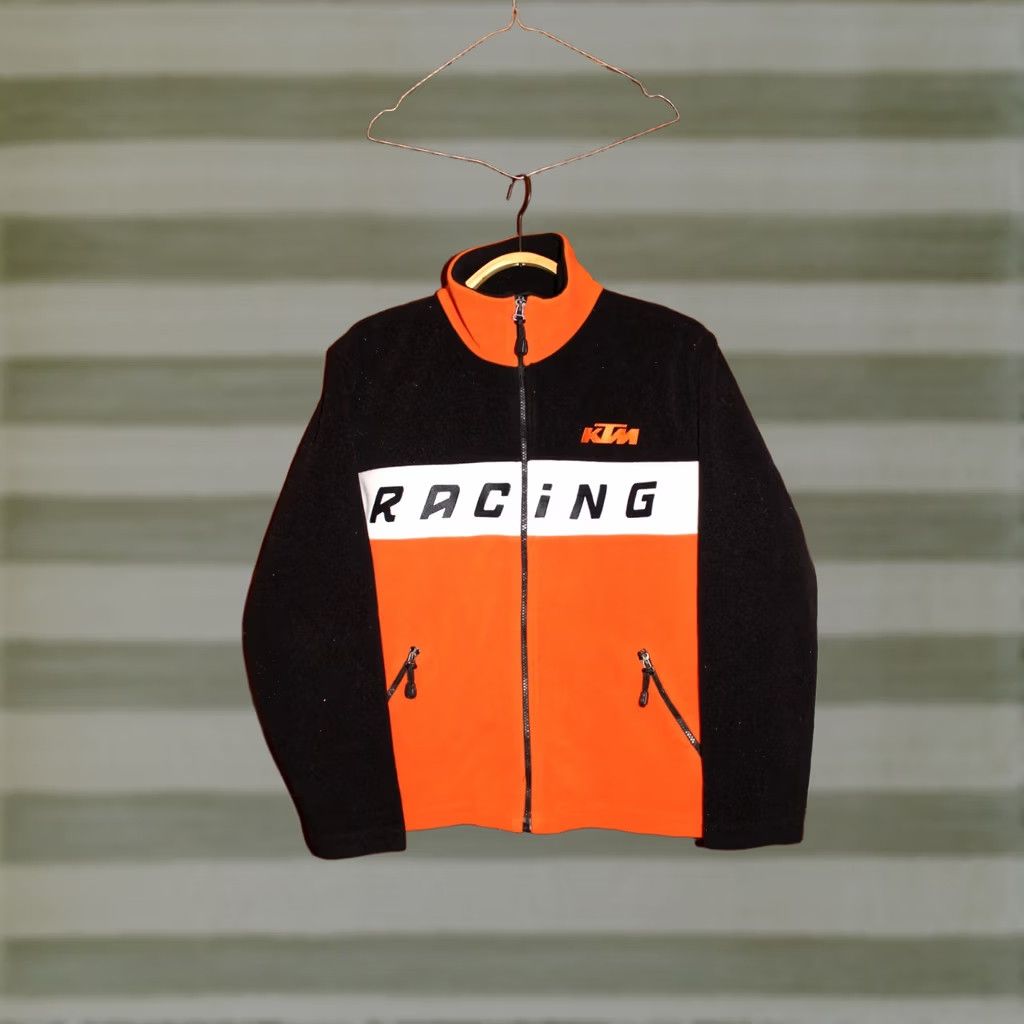 Vintage VINTAGE KTM Racing Team official fleece jacket Shirt Unisex Adults M Black/Orange Racing 2000s Mens Womens Boys Girls Size US M / EU 48-50 / 2 - 1 Thumbnail