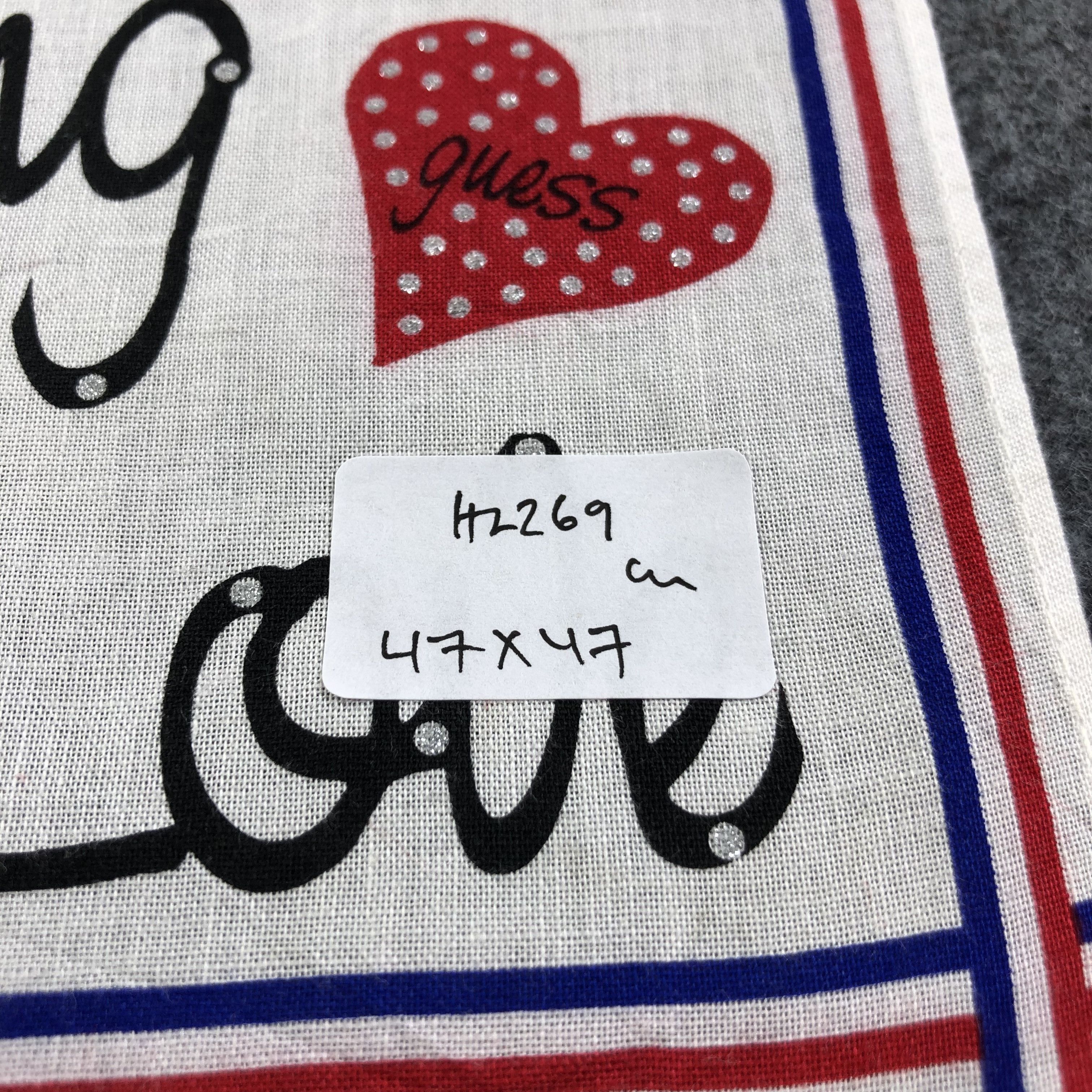 Guess × Vintage Guess Handkerchief Neckerchief Bandana H2269 Size ONE SIZE - 11 Thumbnail