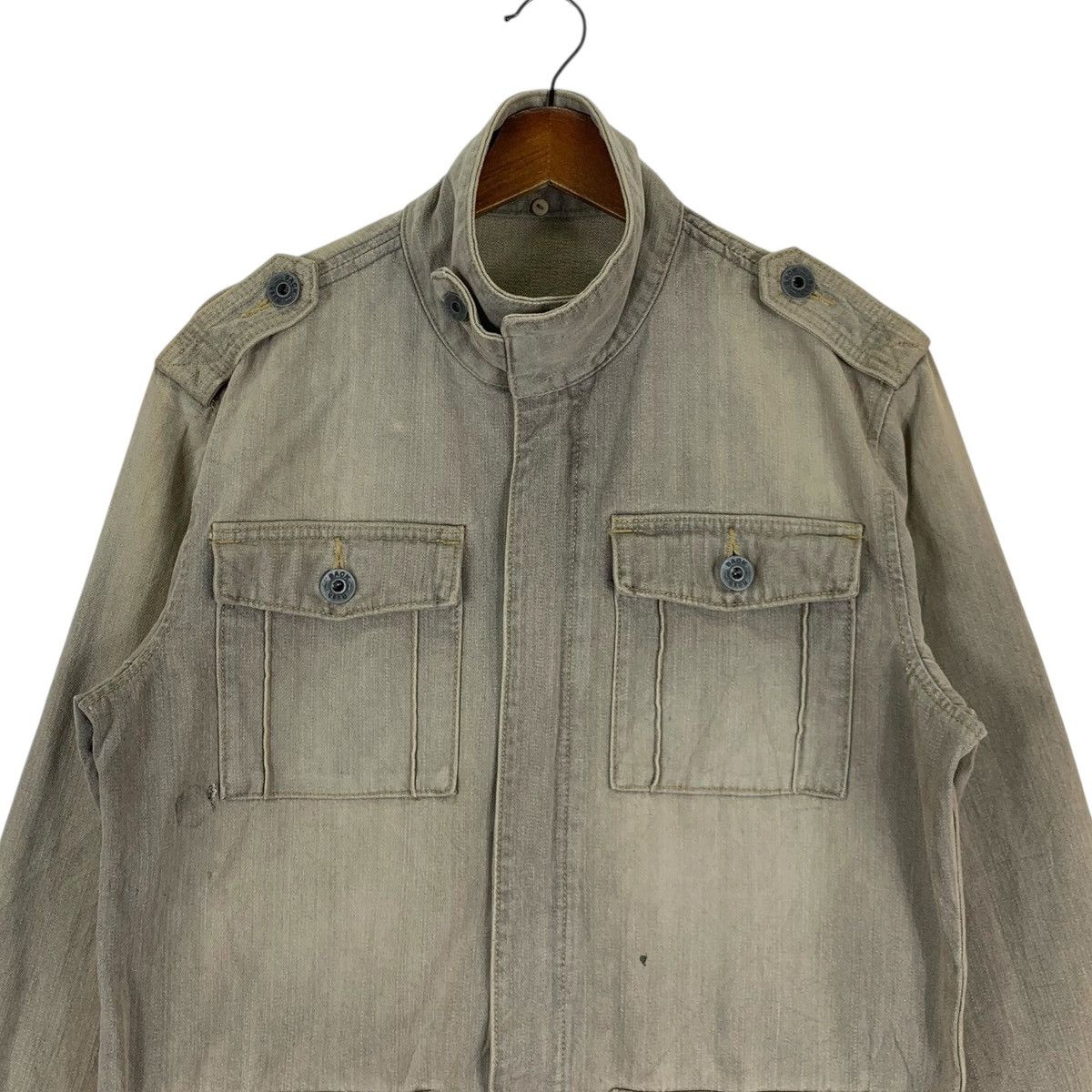 Japanese Brand Vintage Back Rush Four Pockets Jacket Size US L / EU 52-54 / 3 - 2 Thumbnail
