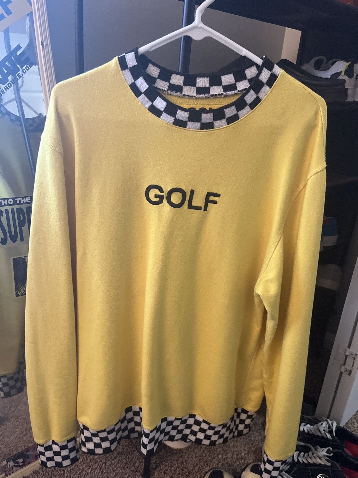 Golf Wang GOLF Taxi Crewneck (Yellow) Size US M / EU 48-50 / 2 - 1 Thumbnail