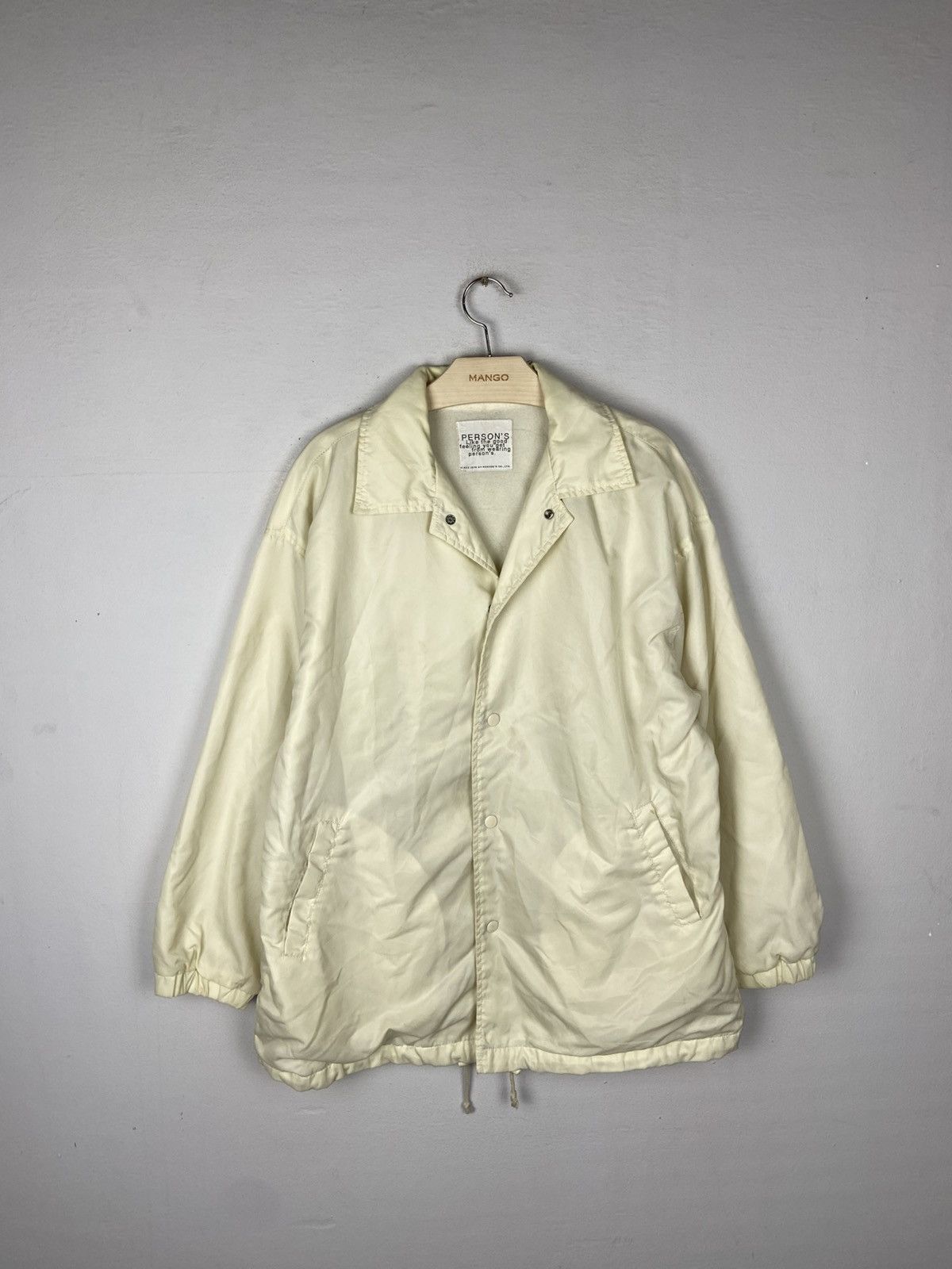 PERSON'S VINTAGE PERSONS BUTTON COACH JACKET Size US L / EU 52-54 / 3 - 4 Thumbnail
