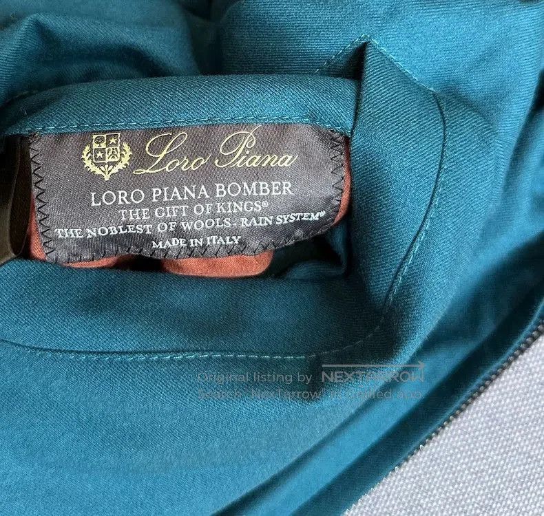 Loro Piana Loro Piana Reversible Blue Bomber Jacket. Size US M / EU 48-50 / 2 - 5 Thumbnail