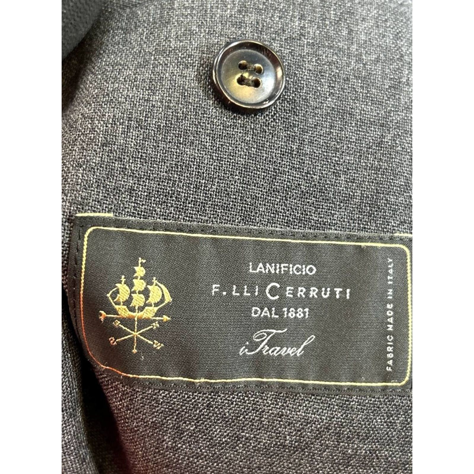 Suitsupply Suitsupply Blazer Mens 34 Gray Wool Two-Button Notch Lapel 2 Piece Suit Jacket Coat Vintage: No Size 34R - 5 Thumbnail