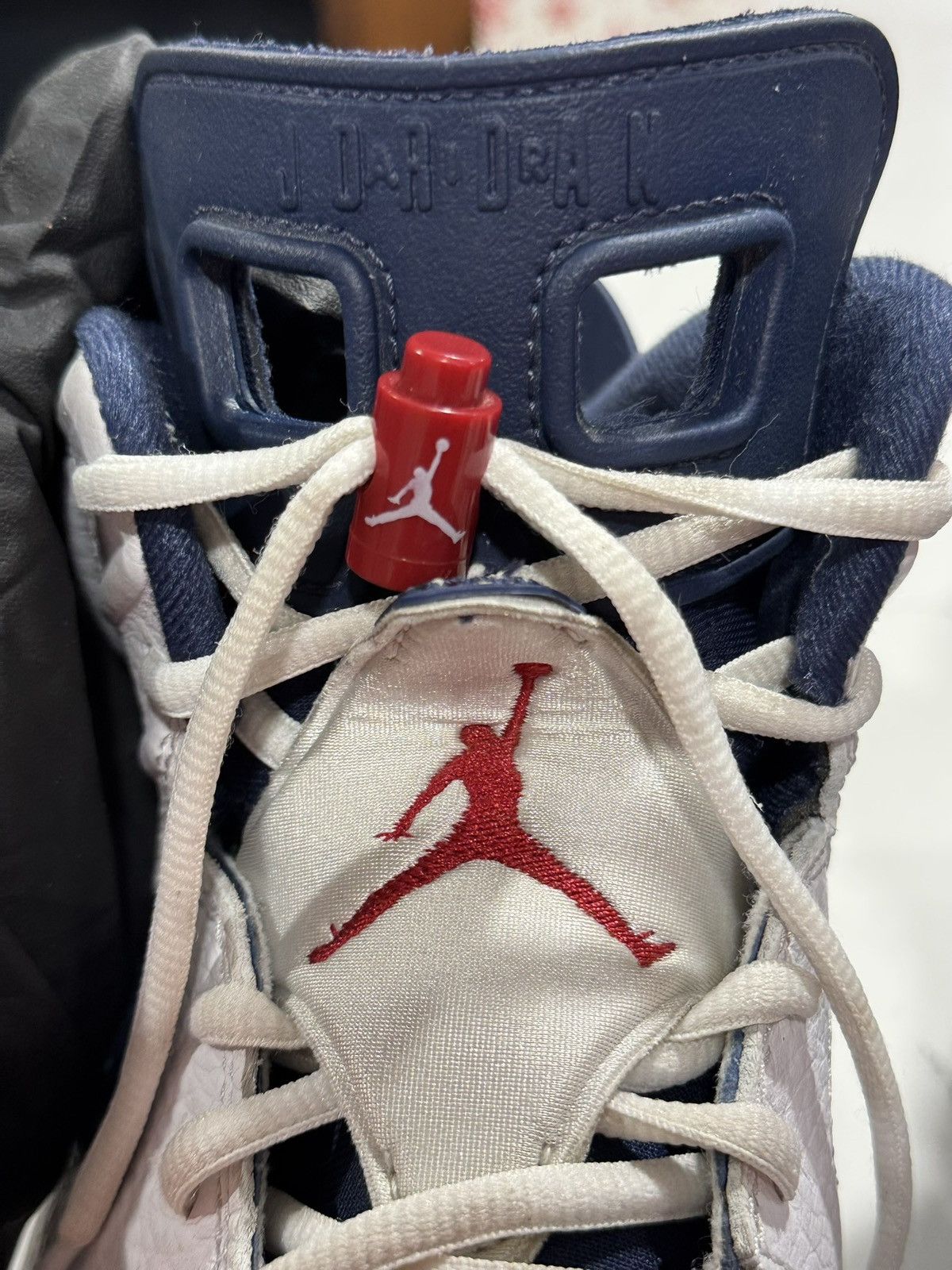 Jordan Brand Air Jordan 6 Retro Olympic (2024) Size US 9.5 / EU 42-43 - 14 Thumbnail