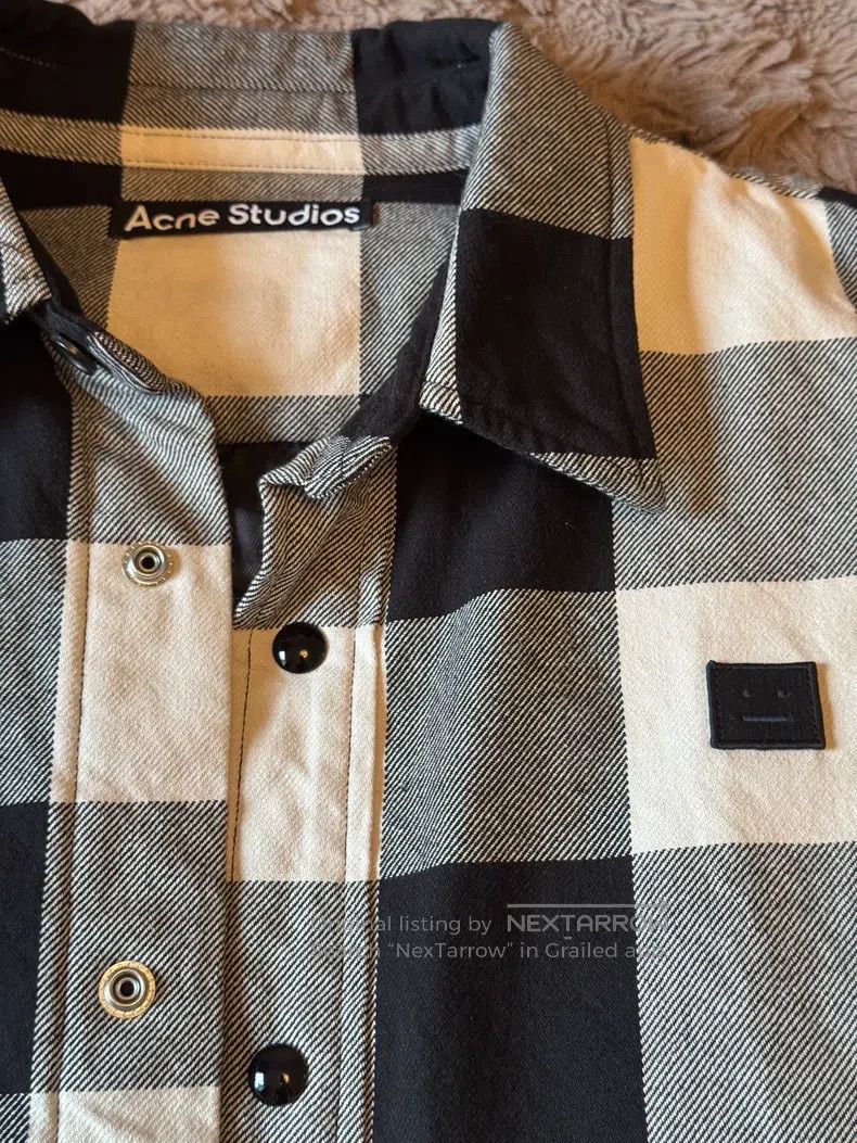 Acne Studios Acne Studios Autumn/Winter Plaid Cotton-Padded Coat Size US M / EU 48-50 / 2 - 2 Thumbnail