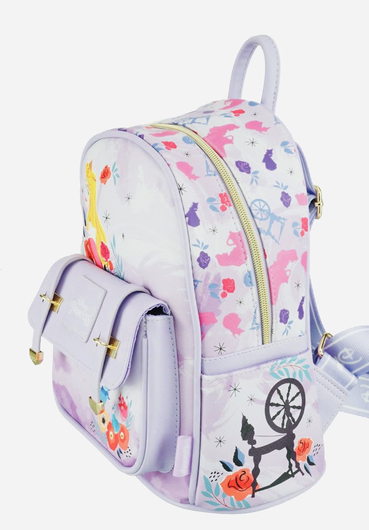 Disney Disney Sleeping Beauty Leather Backpack Size ONE SIZE - 5 Thumbnail