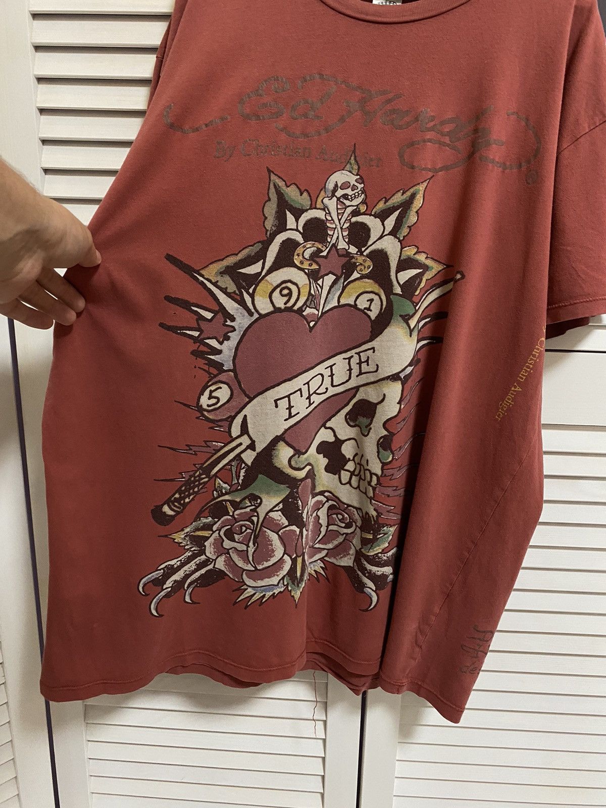 Christian Audigier × Ed Hardy Vintage T-Shirt Tee Ed Hardy by Christian Audigier Y2K Size US XL / EU 56 / 4 - 3 Thumbnail