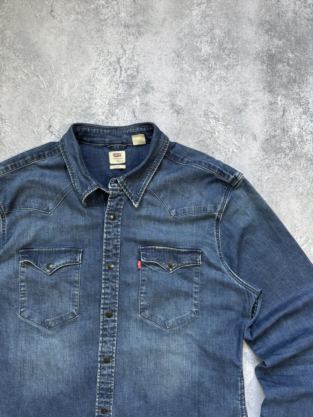 Levi's Vintage Levis Jeans Shirt Size US XL / EU 56 / 4 - 3 Thumbnail