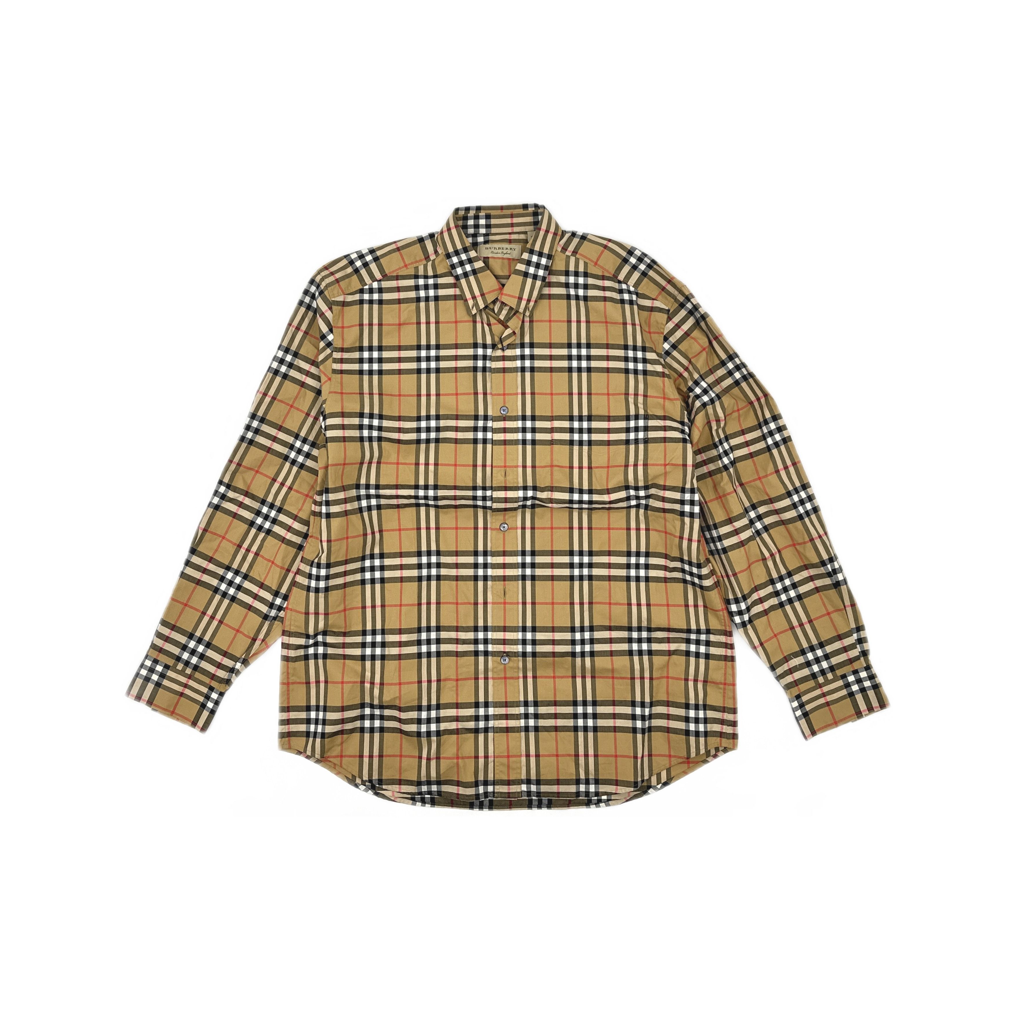Burberry Burberry Check Pattern Shirt Size XXL Size US XXL / EU 58 / 5 - 1 Thumbnail