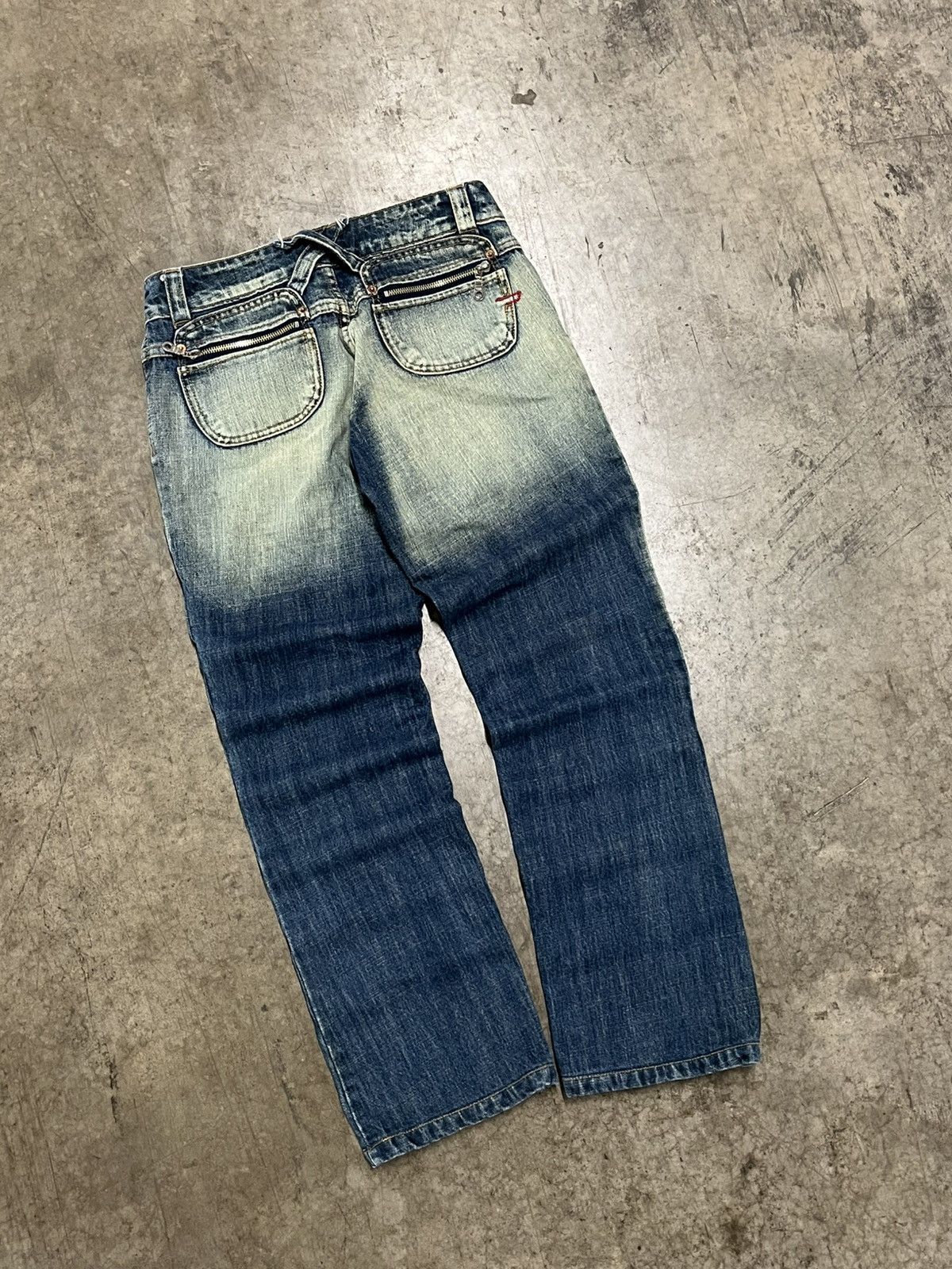 Diesel Diesel vintage baggy fit flare jeans faded wash denim rare Size US 30 / EU 46 - 3 Thumbnail