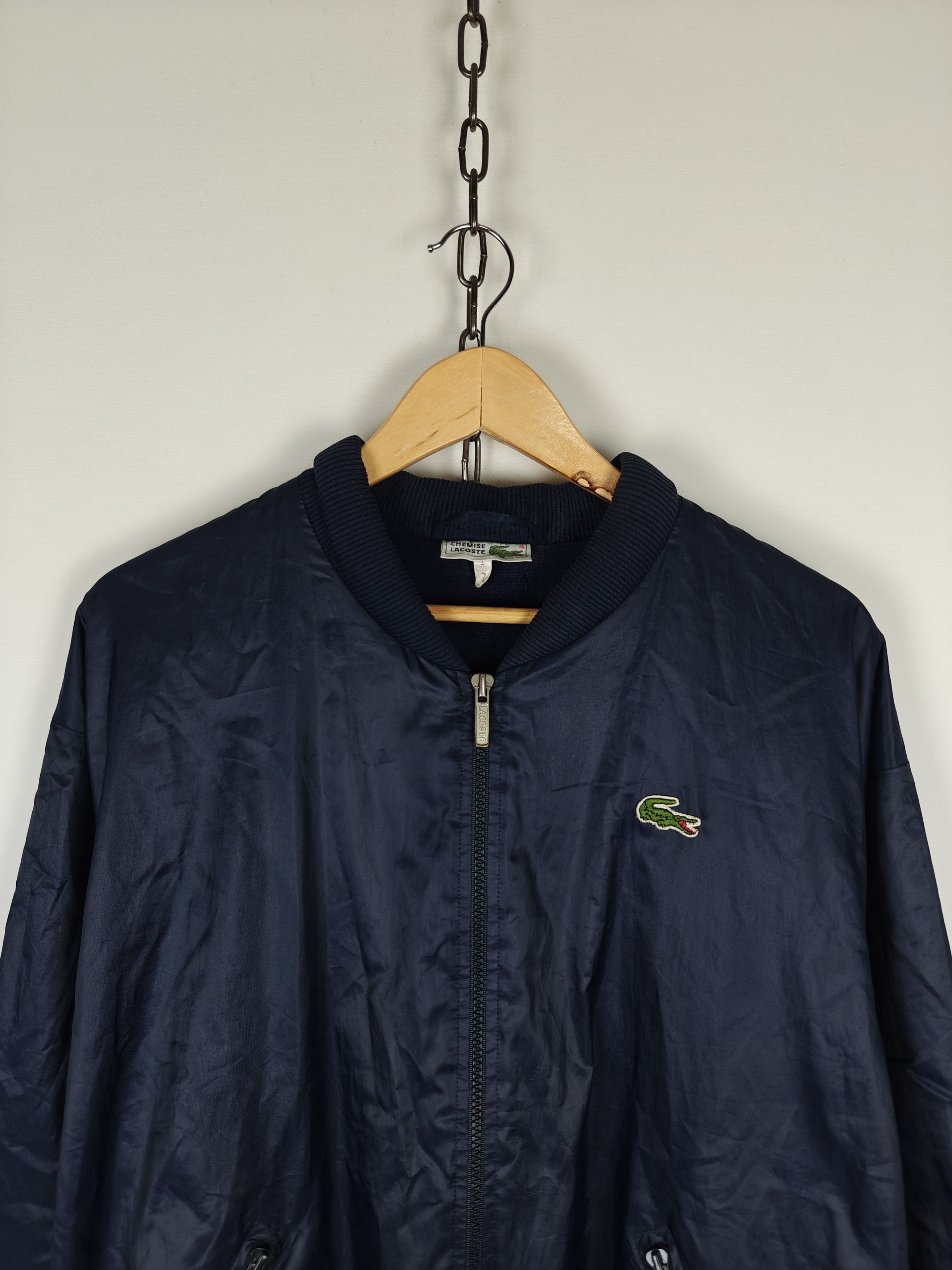 Lacoste Lacoste VTG Bomber Jacket France Blue size 7 (XL) Size US XL / EU 56 / 4 - 2 Thumbnail