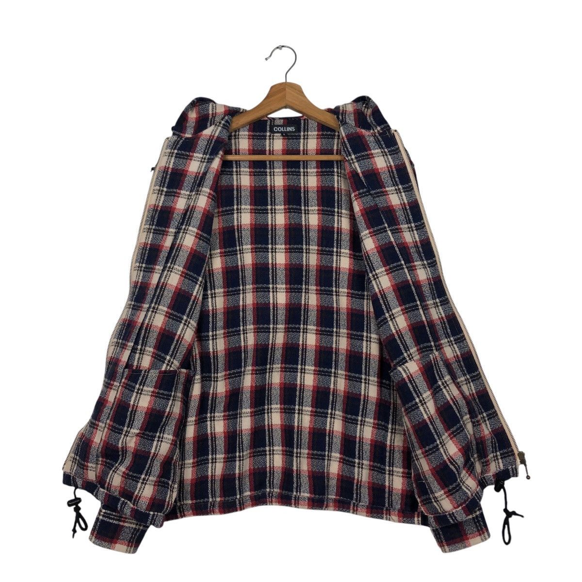 Japanese Brand 📌Vintage Zipper Biker Jacket Collins Tartan Issey Miyake Size US S / EU 44-46 / 1 - 14 Thumbnail