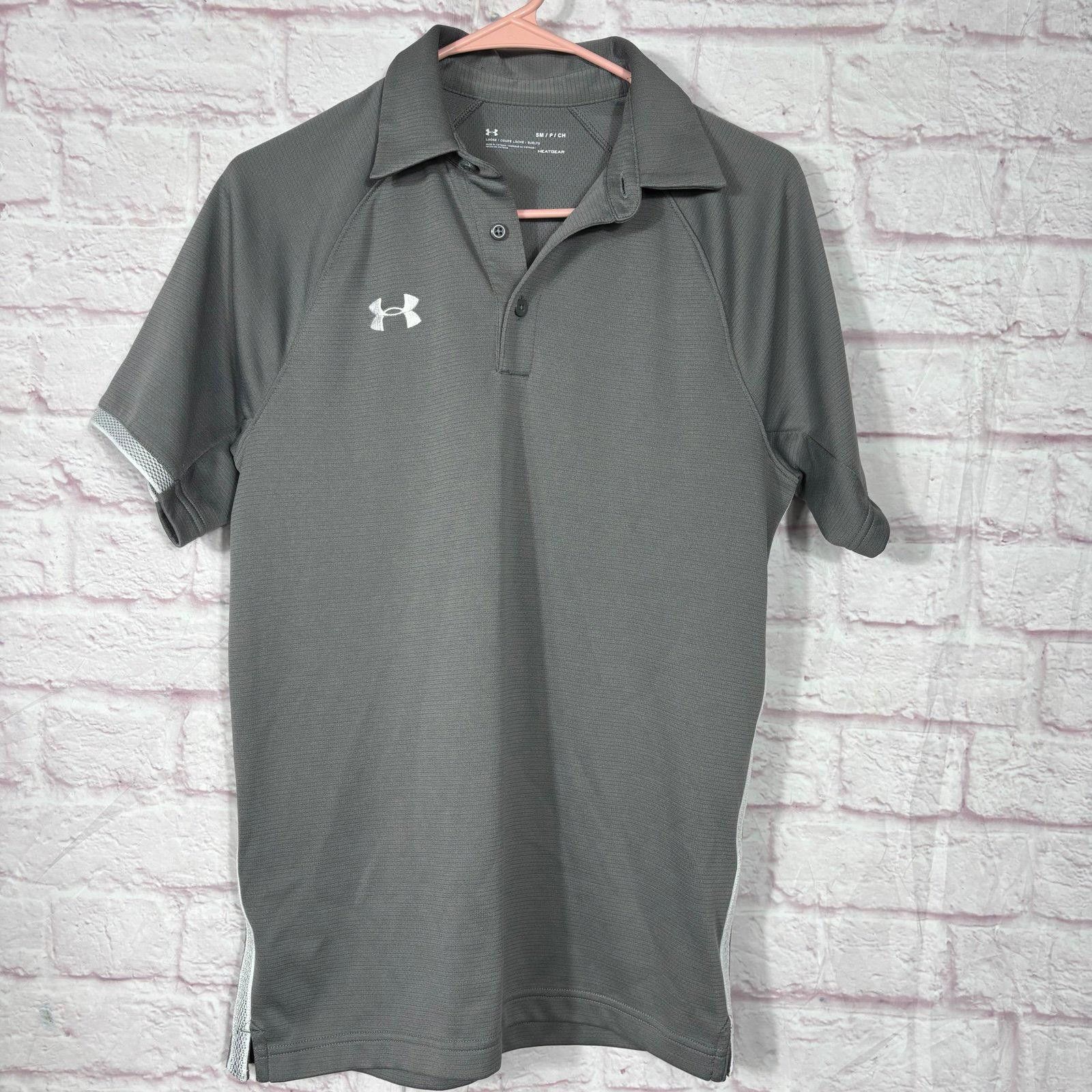 Under Armour Under Armour Men's Gray Polo Shirt Size Small Size US S / EU 44-46 / 1 - 1 Thumbnail