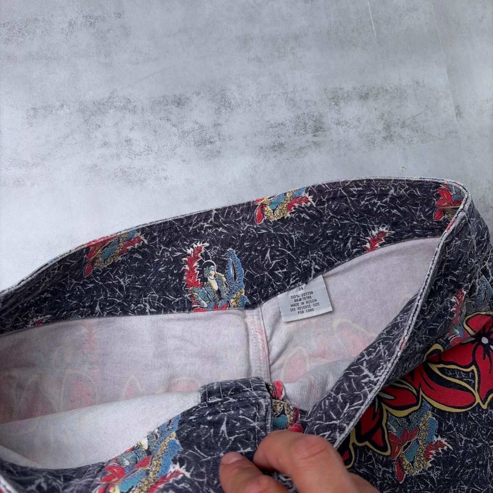 Other Vintage 90’s Vintage American Hawaiian Surfwear Baggy Shorts Size US 34 / EU 50 - 4 Thumbnail