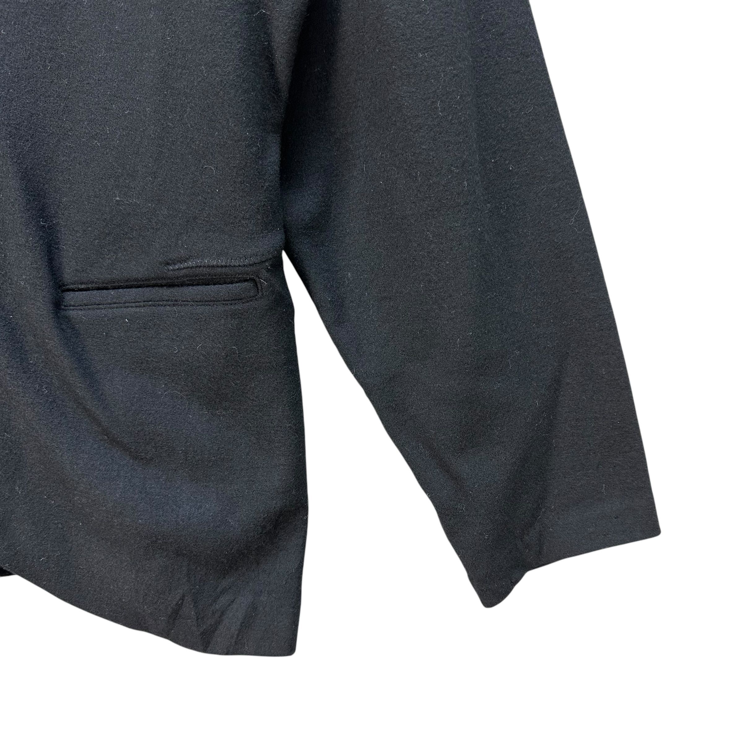 Y's Y's Yohji Yamamoto Collarless Button Wool Jacket #A78-1893 Size US S / EU 44-46 / 1 - 6 Thumbnail