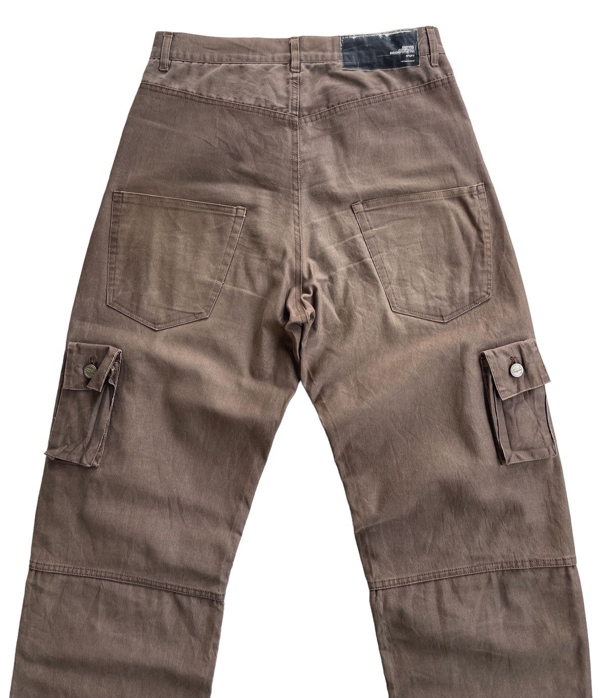 Japanese Brand EMPR Highwaist Cargo Multipocket Parachute Tactical Pants Size US 30 / EU 46 - 7 Thumbnail