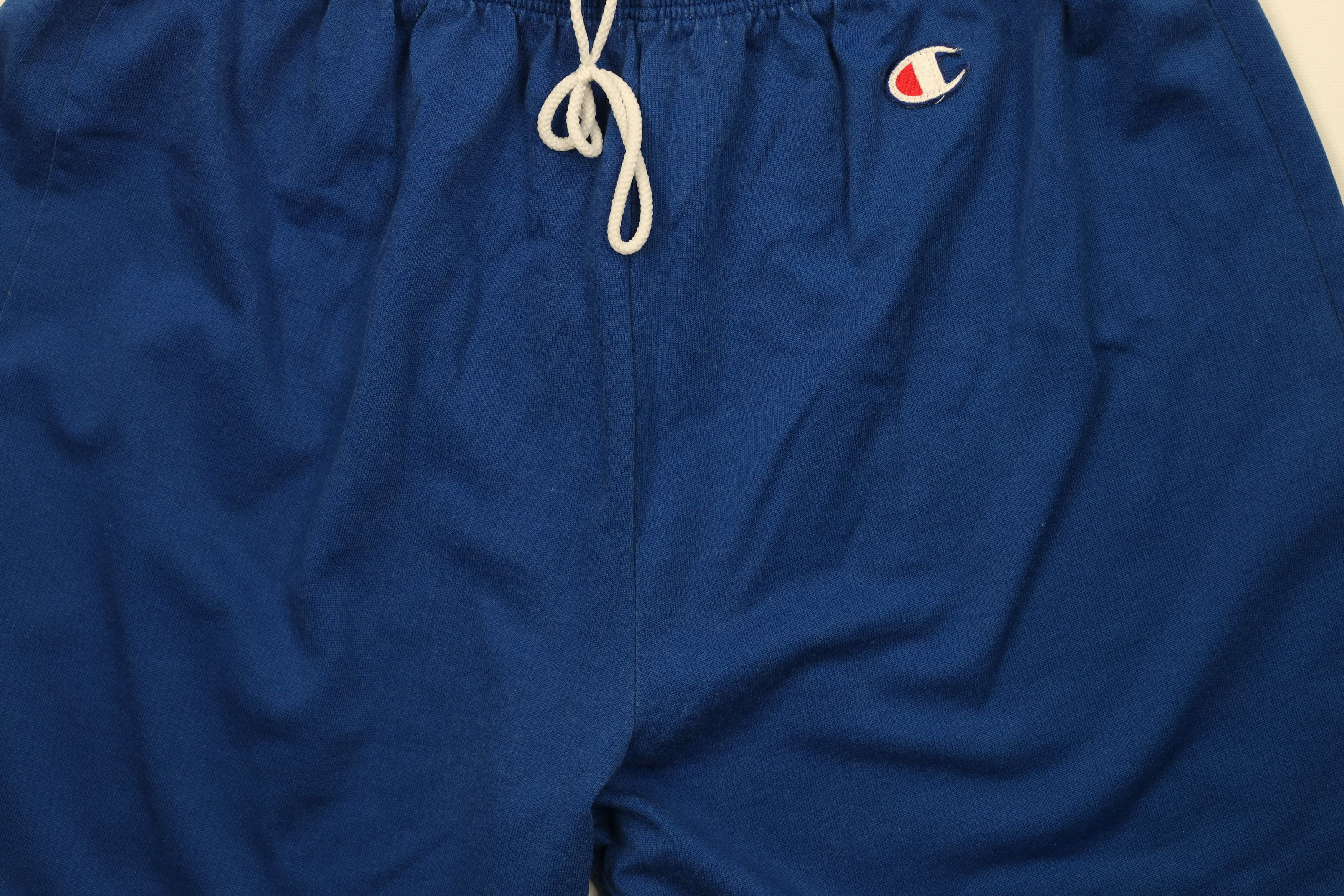 Champion Vintage 90s Champion Logo Above Knee Shorts Royal Blue Size US 36 / EU 52 - 3 Thumbnail