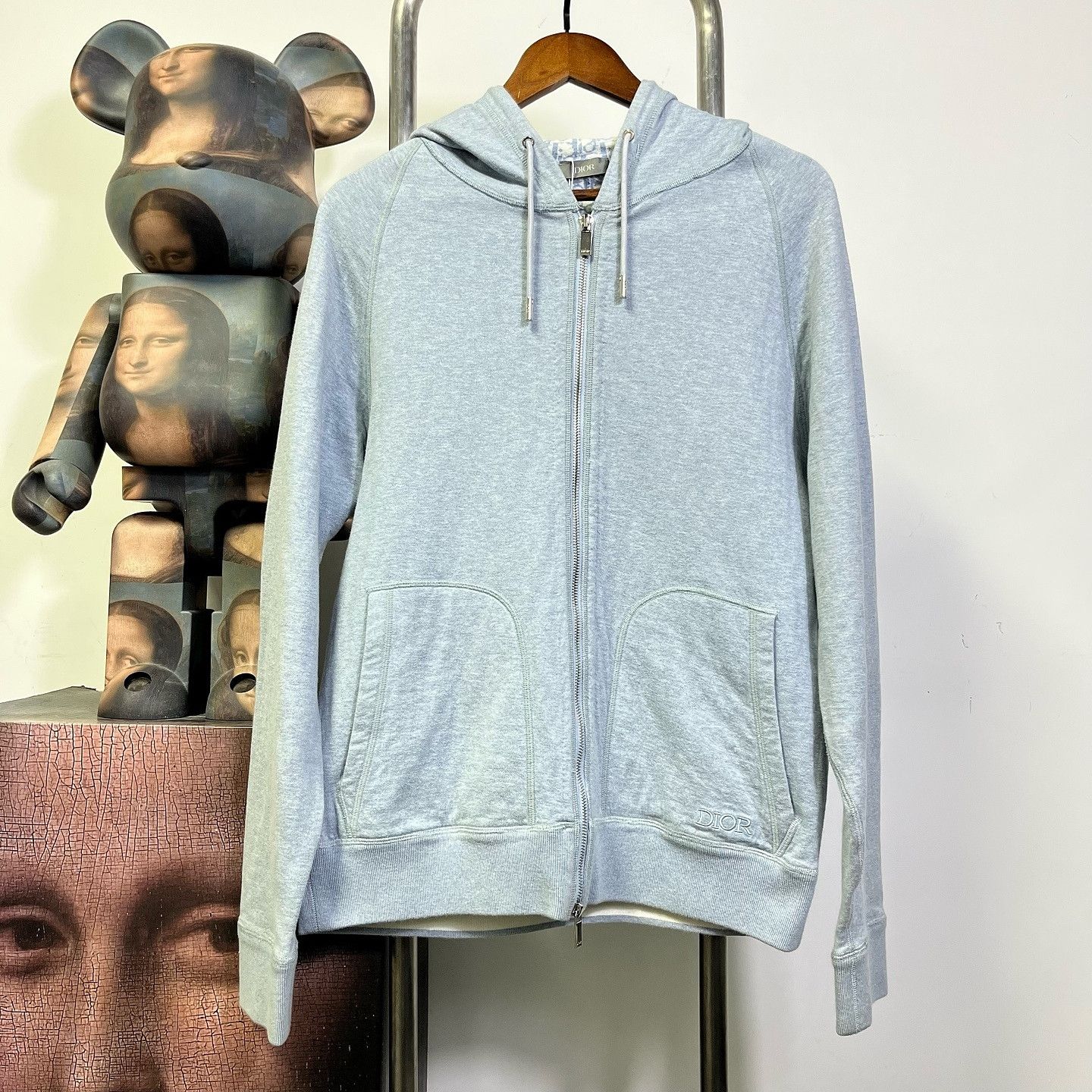 Dior Dior Oblique Lining Zip-Up Hoodie Size S Size US S / EU 44-46 / 1 - 1 Thumbnail