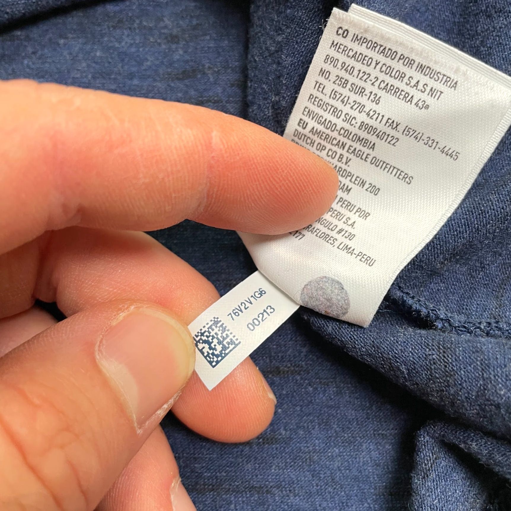 American Eagle Outfitters American Eagle Flex Graphic T-Shirt Men Small Blue Crew Neck Short Sleeve Casual Mens Size US S / EU 44-46 / 1 - 6 Thumbnail