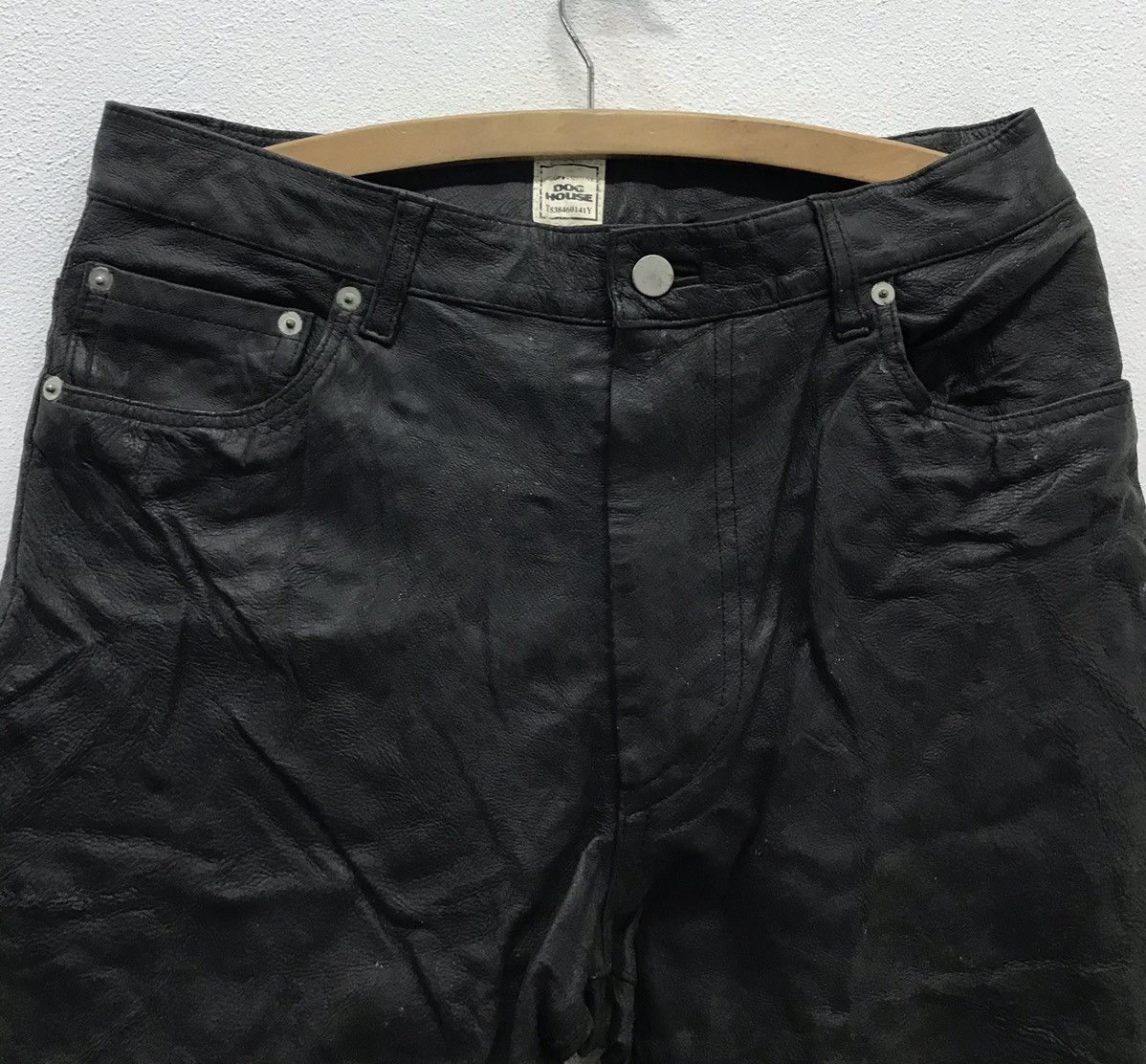 Leather Vintage Dog House Leather Pants Size US 31 - 3 Thumbnail