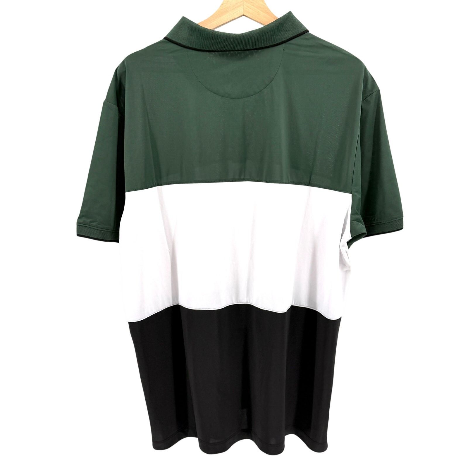 Alexander Julian Forest Green Colorblock Slim Fit Polo Shirt Size US XL / EU 56 / 4 - 5 Thumbnail