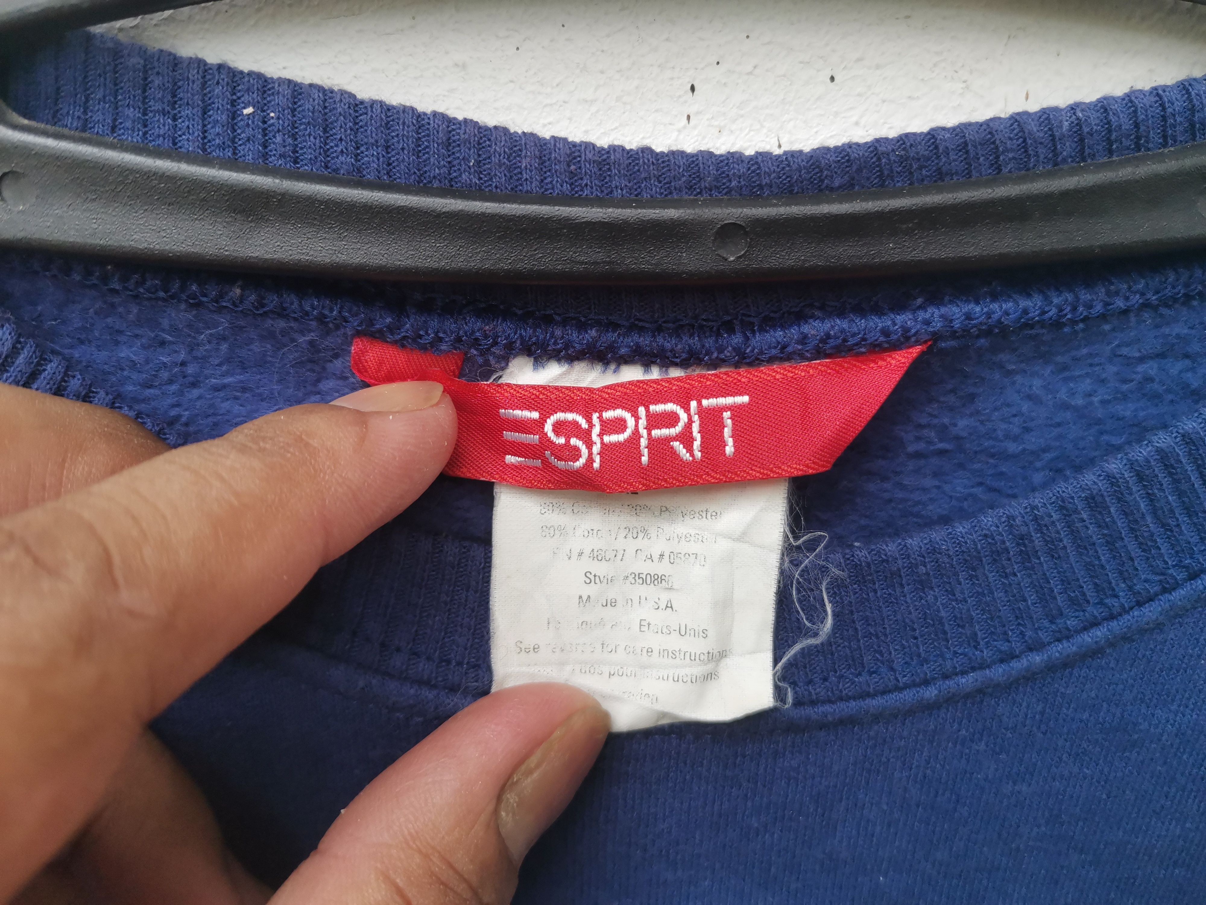 Esprit Rare vintage Esprit sweatshirt Size US L / EU 52-54 / 3 - 6 Thumbnail