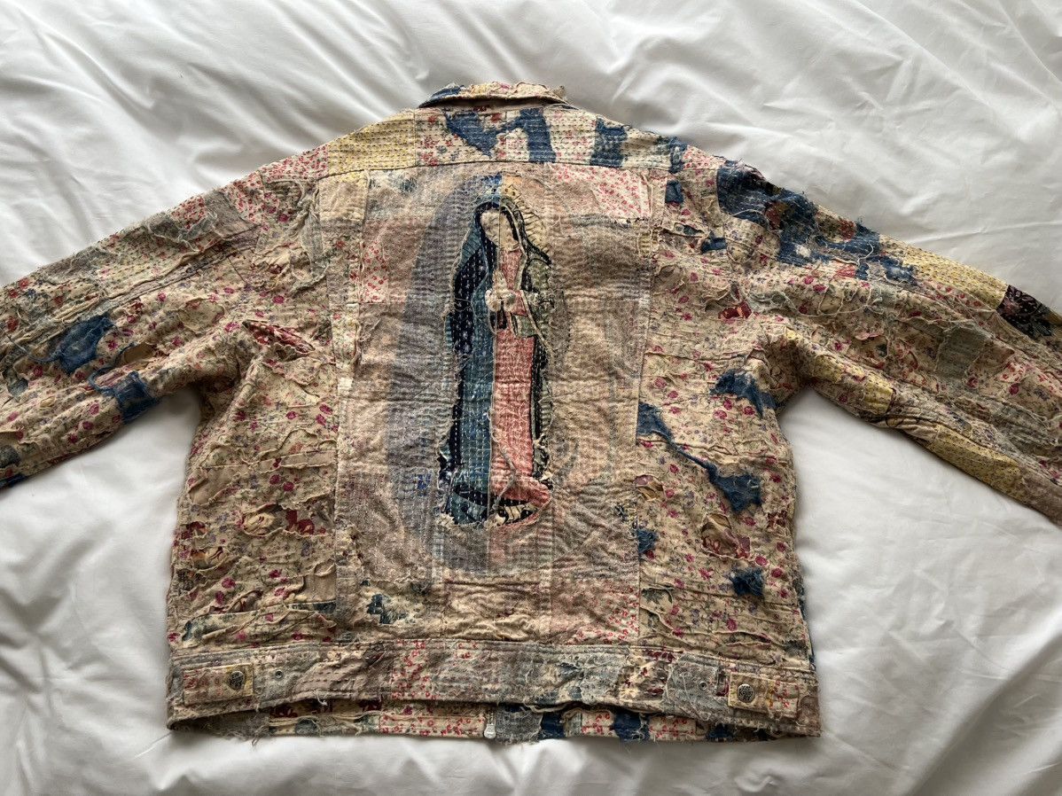 Kapital Kapital Boro Virgin Mary Zip Jacket Size 4 Size US XL / EU 56 / 4 - 9 Thumbnail