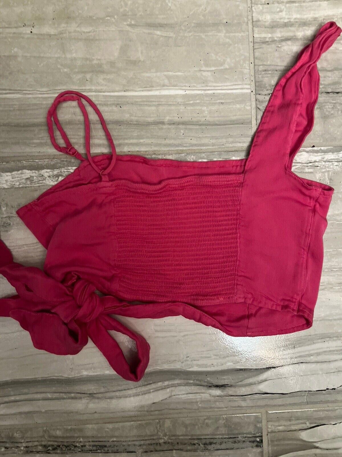 Free People Free People Mila Tie Crop Top Size S / US 4 / IT 40 - 4 Thumbnail