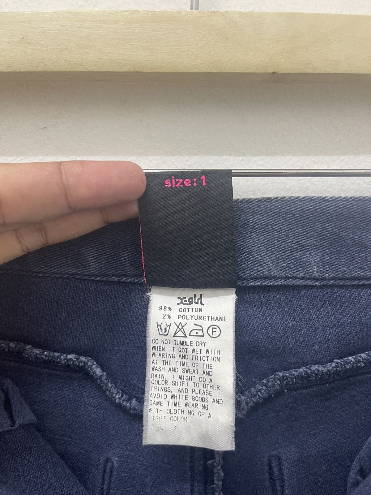 X-Girl Rare Vintage X-GIRL Bondage Zipped Punk Streetwear Size 28" / US 6 / IT 42 - 6 Thumbnail