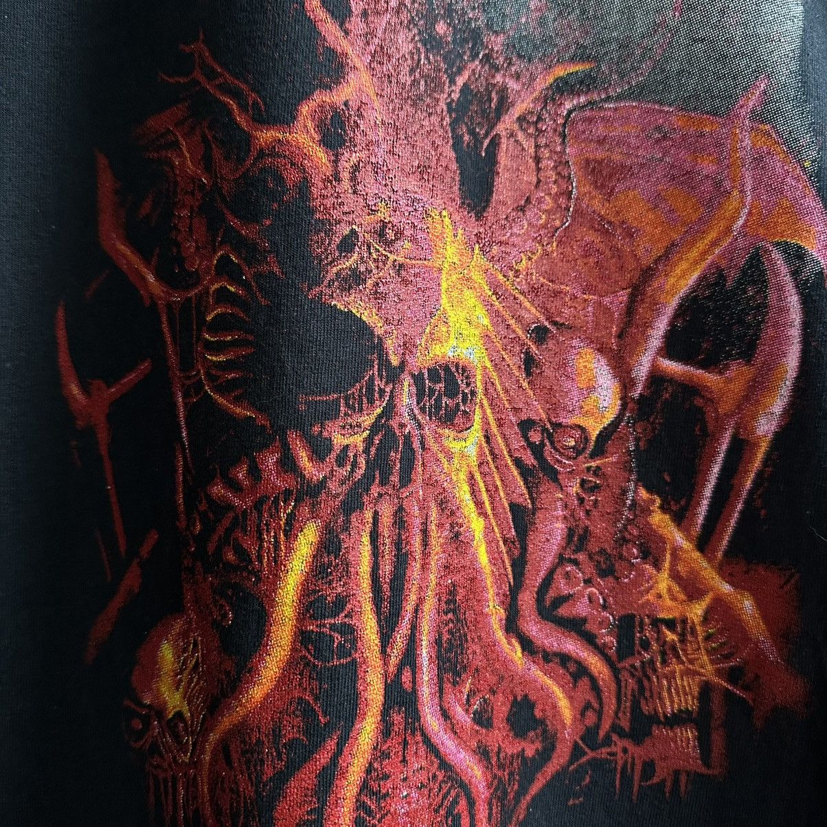 Band Tees × Vintage VINTAGE Y2K PAGANIZER DEATH METAL BAND TEE Size US M / EU 48-50 / 2 - 3 Thumbnail