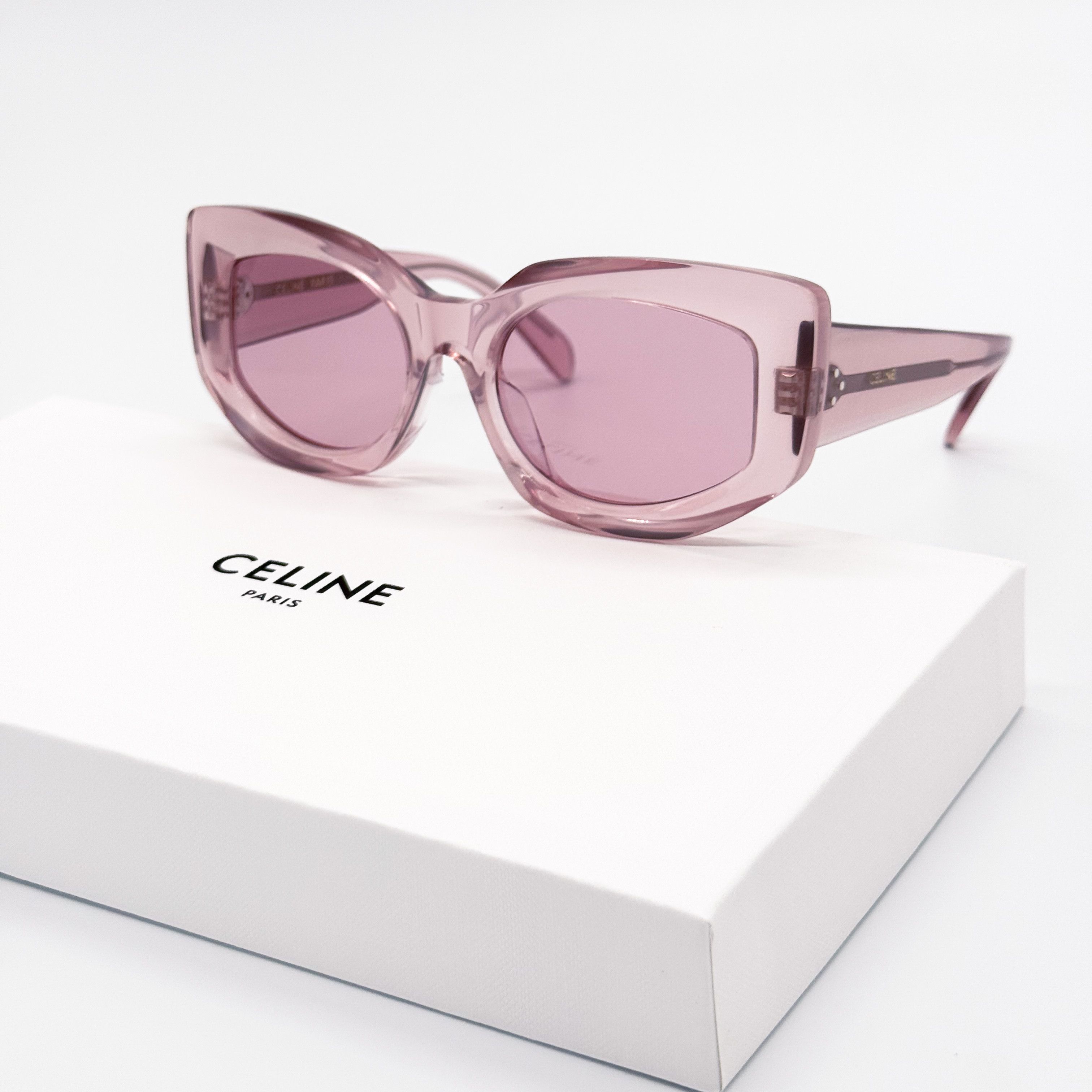 NEW CELINE CL40199I 74K SUNGLASSES BUTTERFLY PINK GREY WOMEN CELINE EYEWEAR NEW CELINE CL40199I 74K SUNGLASSES BUTTERFLY PINK GREY WOMEN  main image 2