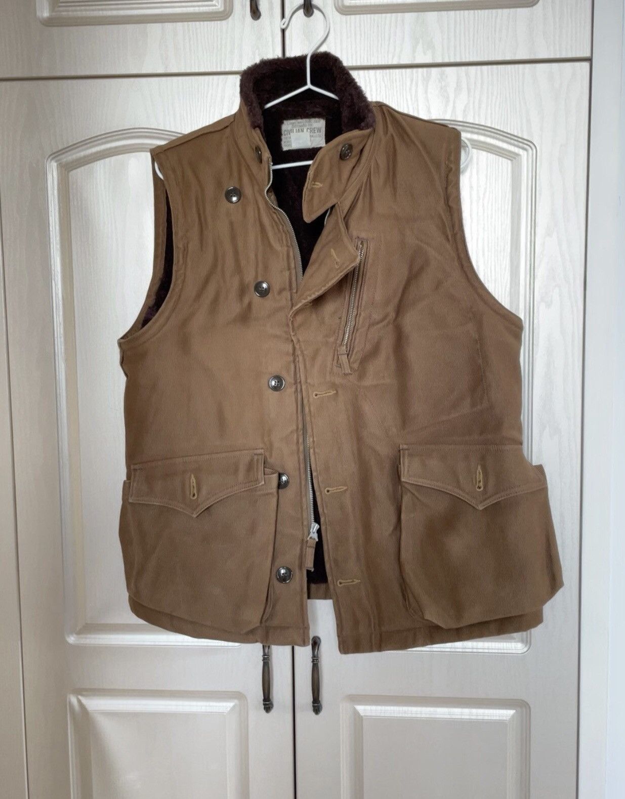 image of Freewheelers Bootleggers Avatar Vest in Brown, Men's (Size 2XS)