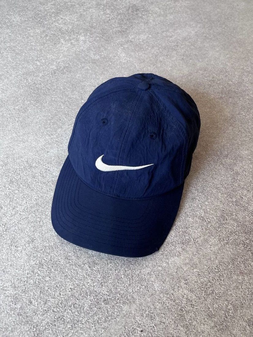 Nike Vintage Nike Swoosh Cap Y2K Os Size ONE SIZE - 1 Thumbnail
